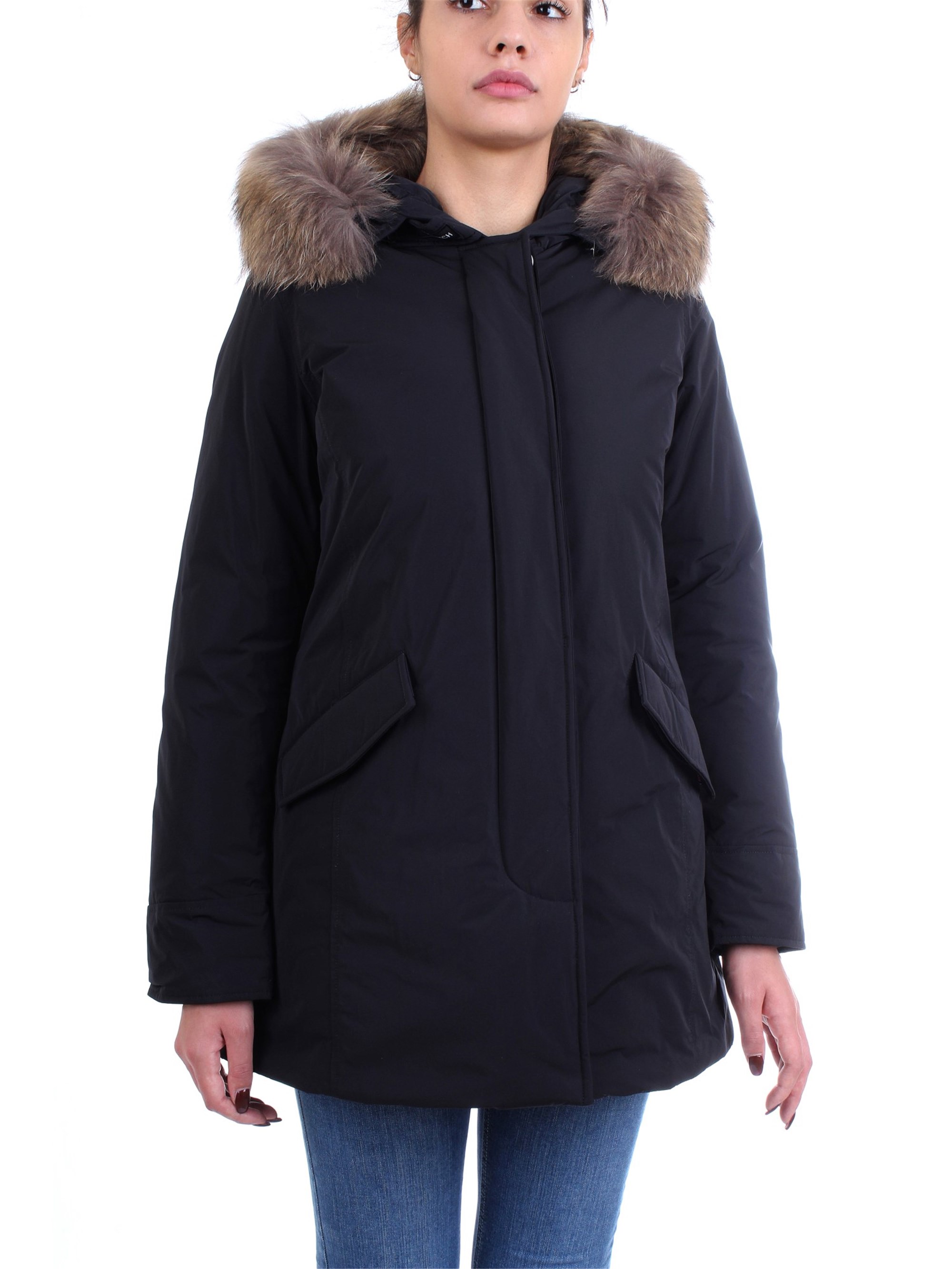 WOOLRICH WWCPS2833 Black Clothing Woman Duvet WOOLRICH WWCPS2833 Black Clothing Woman Duvet