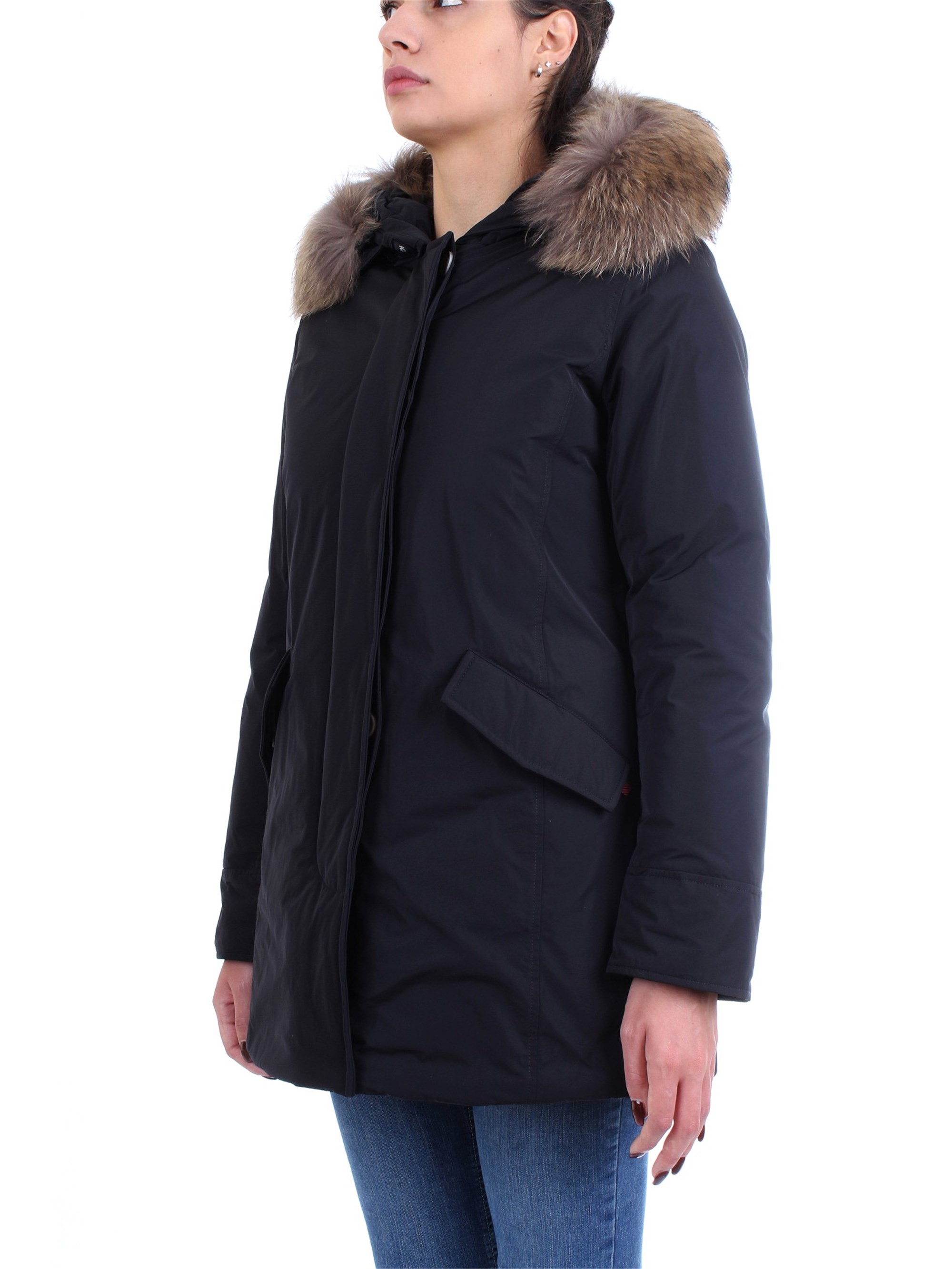 WOOLRICH WWCPS2833 Black Clothing Woman Duvet WOOLRICH WWCPS2833 Black Clothing Woman Duvet