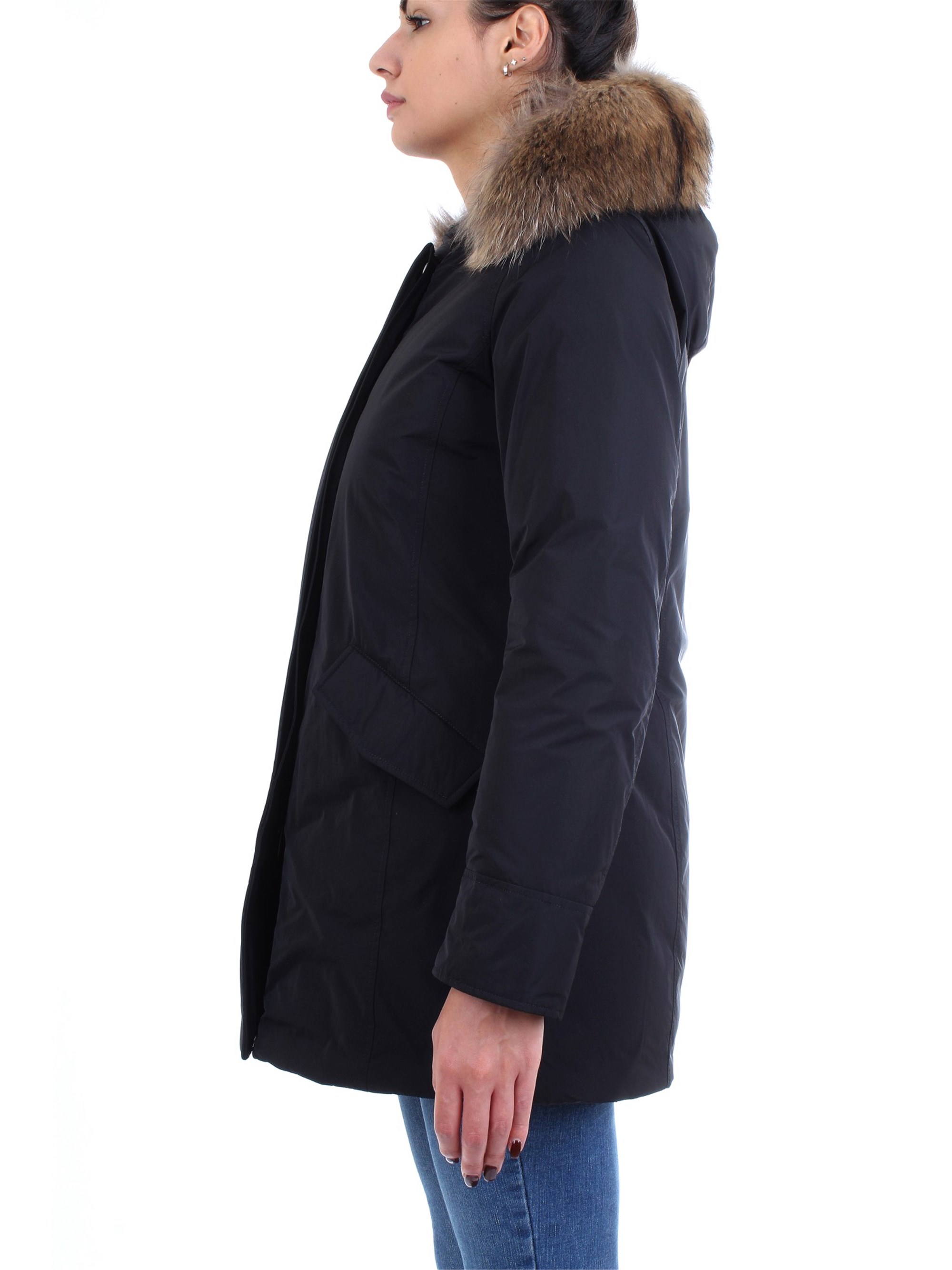 WOOLRICH WWCPS2833 Black Clothing Woman Duvet WOOLRICH WWCPS2833 Black Clothing Woman Duvet