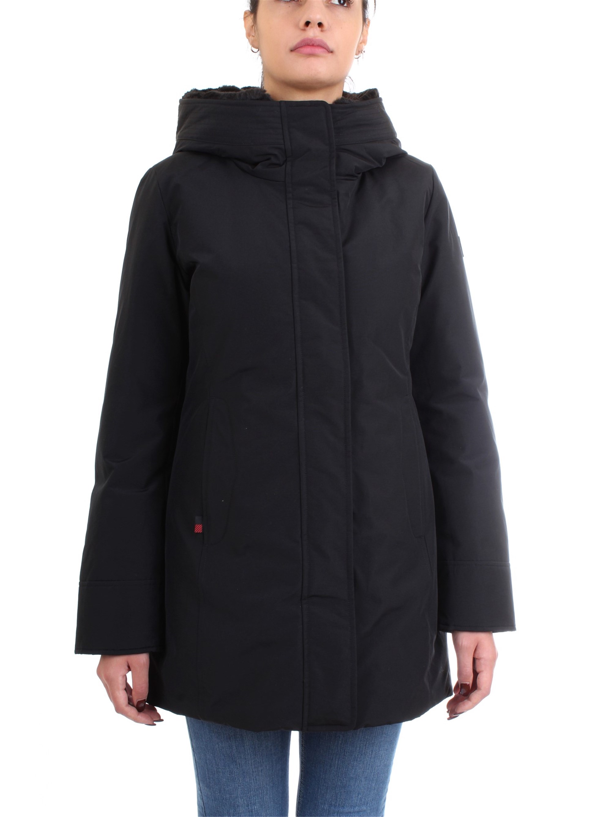 WOOLRICH WWCPS2803 Black Clothing Woman Duvet WOOLRICH WWCPS2803 Black Clothing Woman Duvet