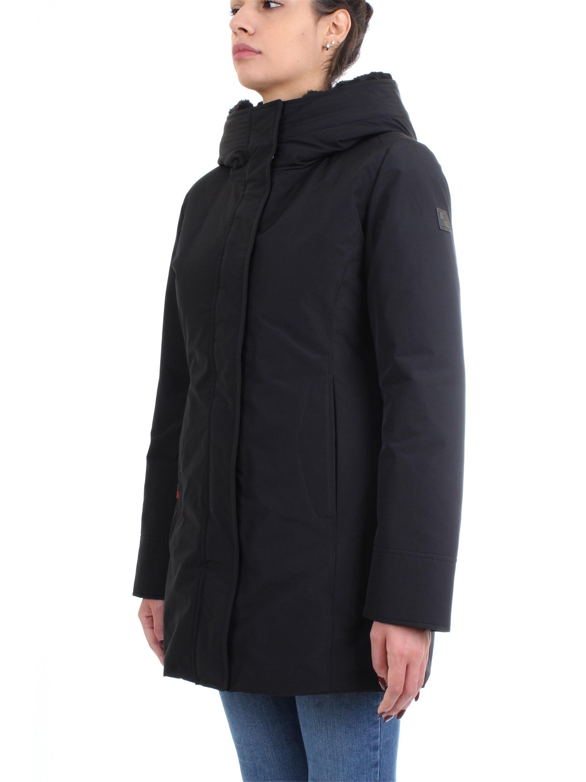 WOOLRICH WWCPS2803 Black Clothing Woman Duvet WOOLRICH WWCPS2803 Black Clothing Woman Duvet