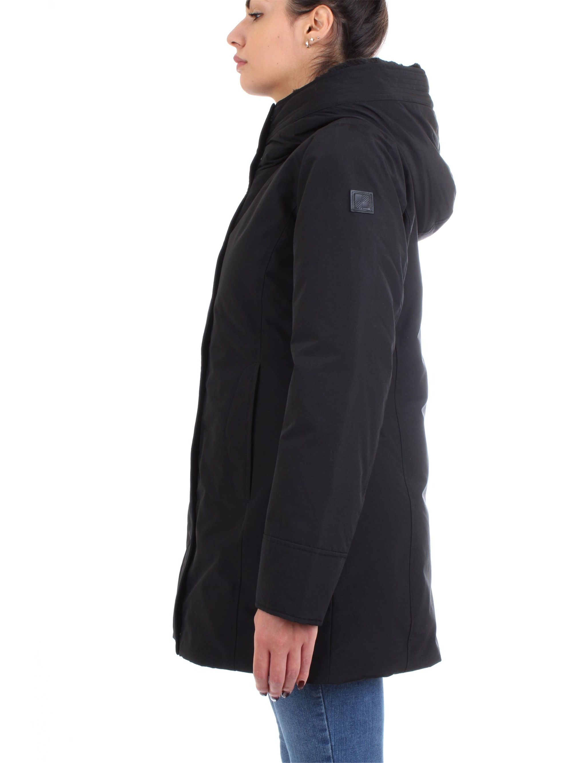 WOOLRICH WWCPS2803 Black Clothing Woman Duvet WOOLRICH WWCPS2803 Black Clothing Woman Duvet