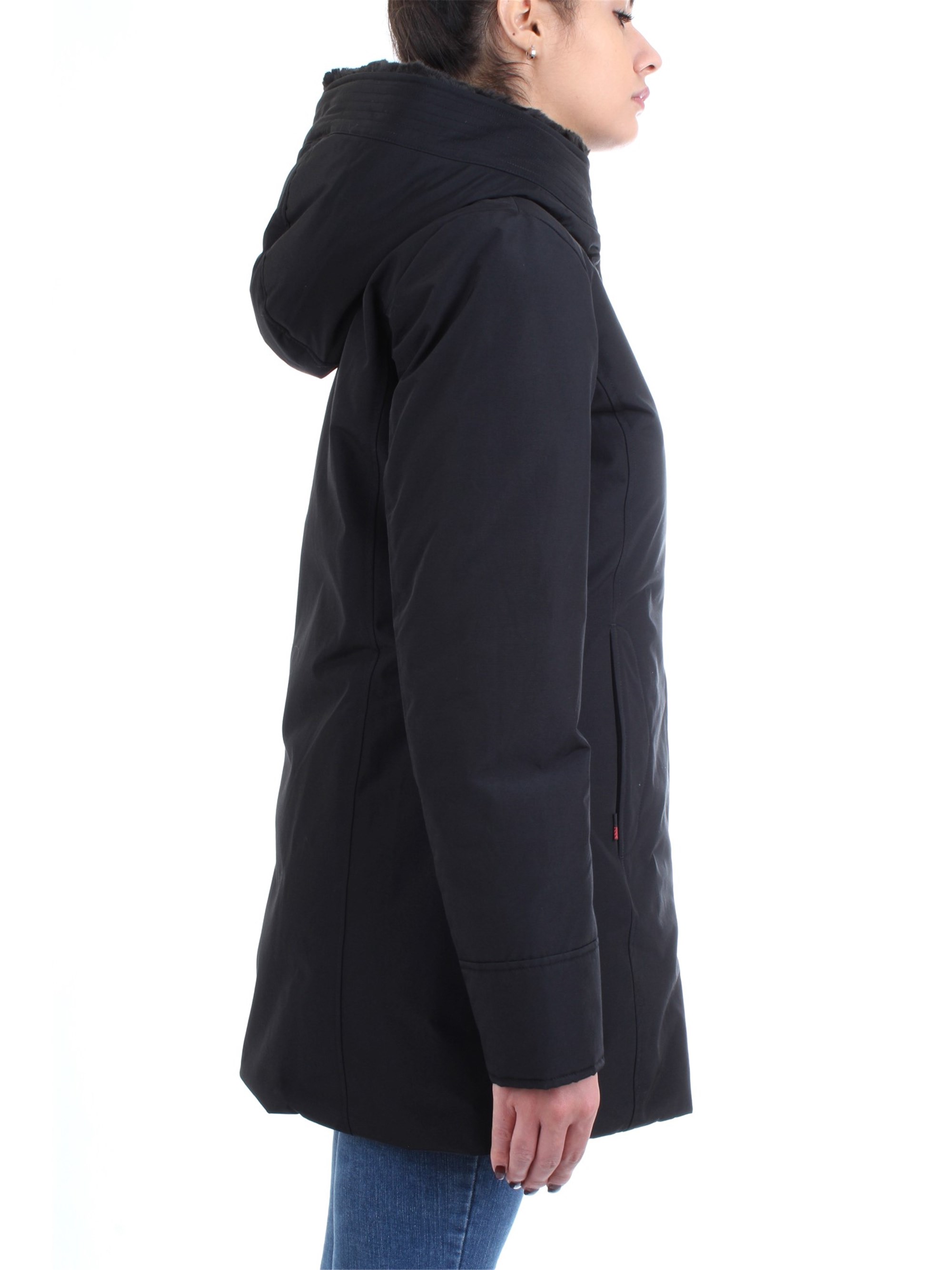 WOOLRICH WWCPS2803 Black Clothing Woman Duvet WOOLRICH WWCPS2803 Black Clothing Woman Duvet