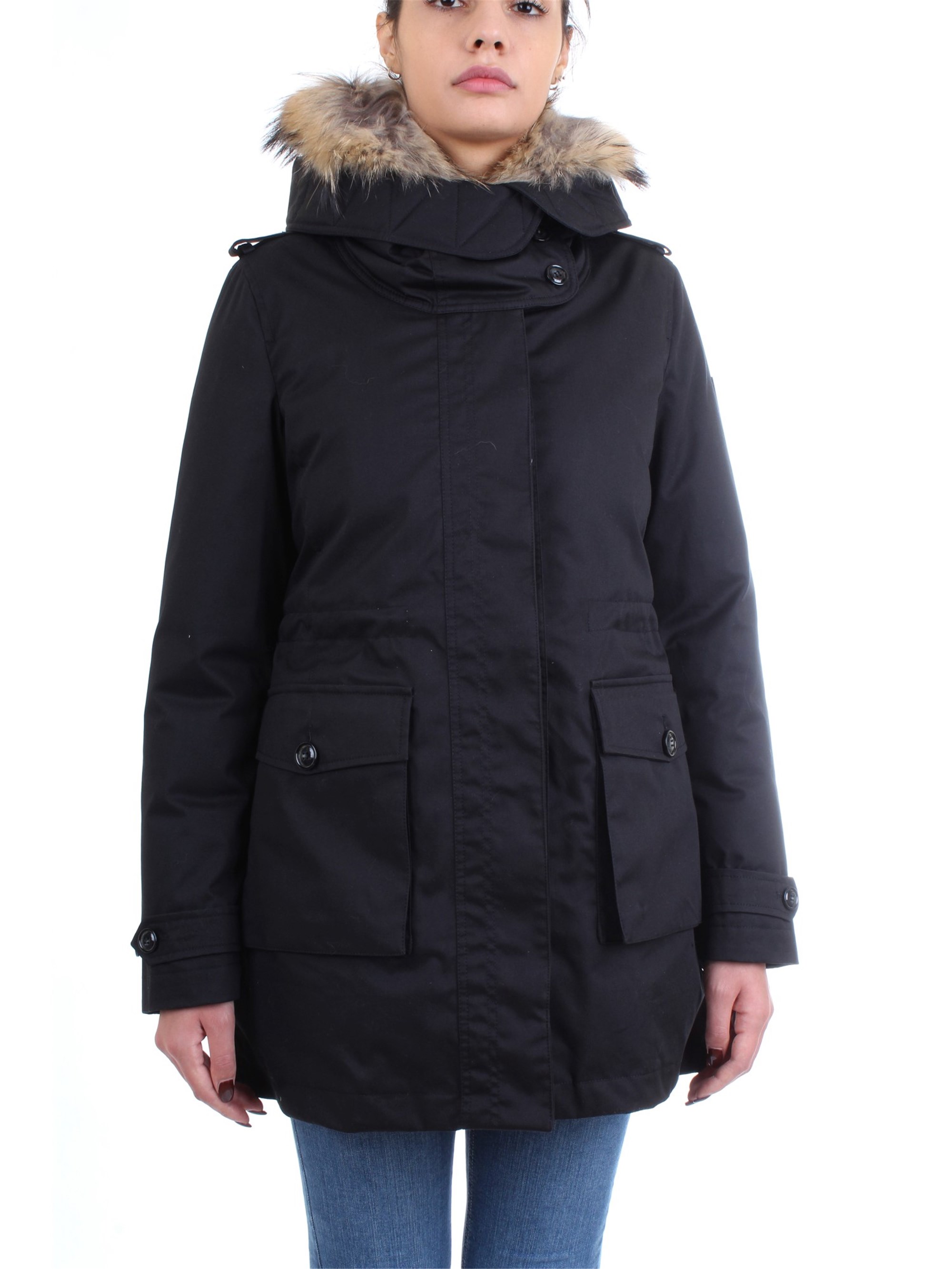 WOOLRICH WWCPS2760 Black Clothing Woman Duvet WOOLRICH WWCPS2760 Black Clothing Woman Duvet