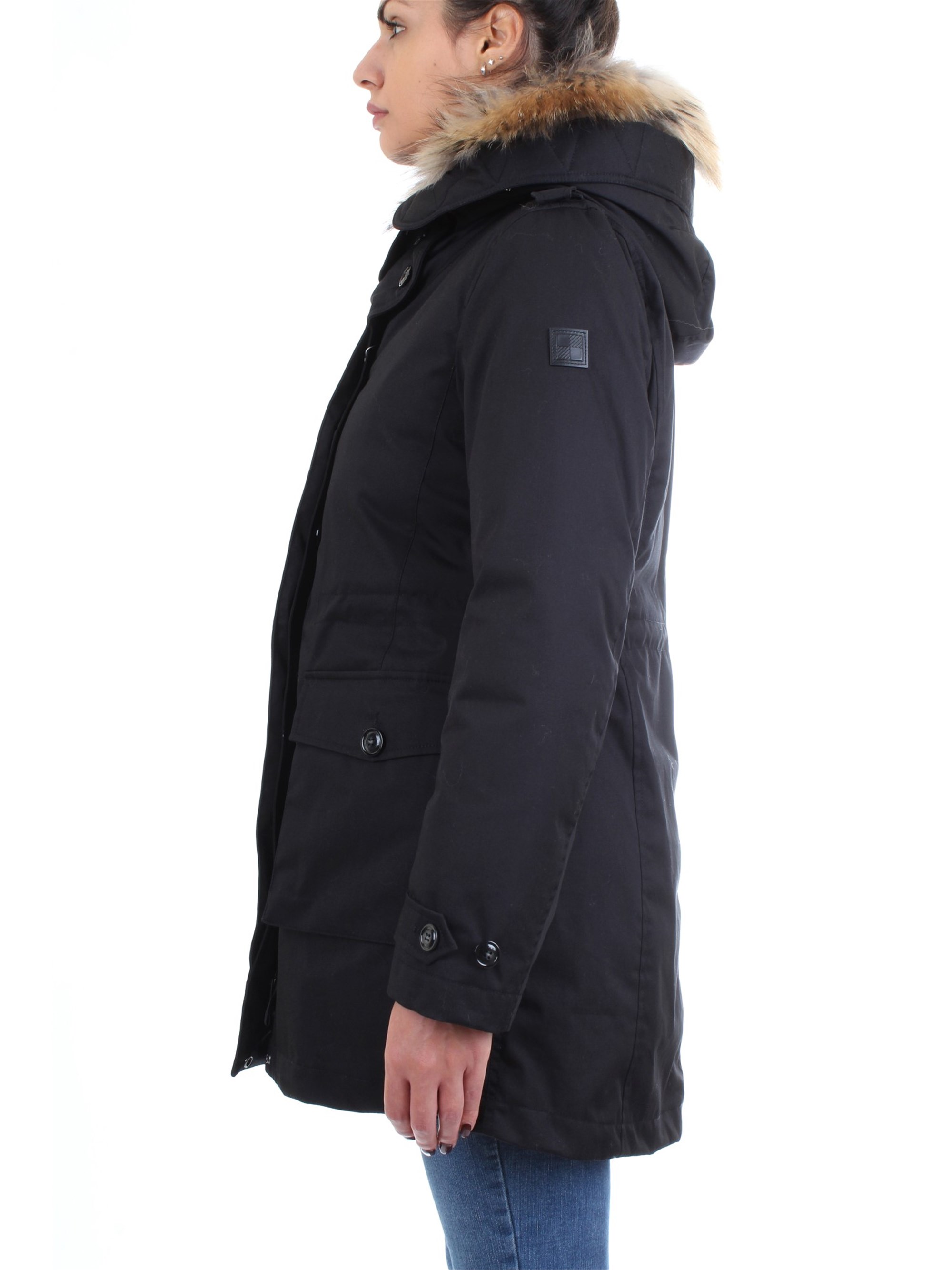 WOOLRICH WWCPS2760 Black Clothing Woman Duvet WOOLRICH WWCPS2760 Black Clothing Woman Duvet