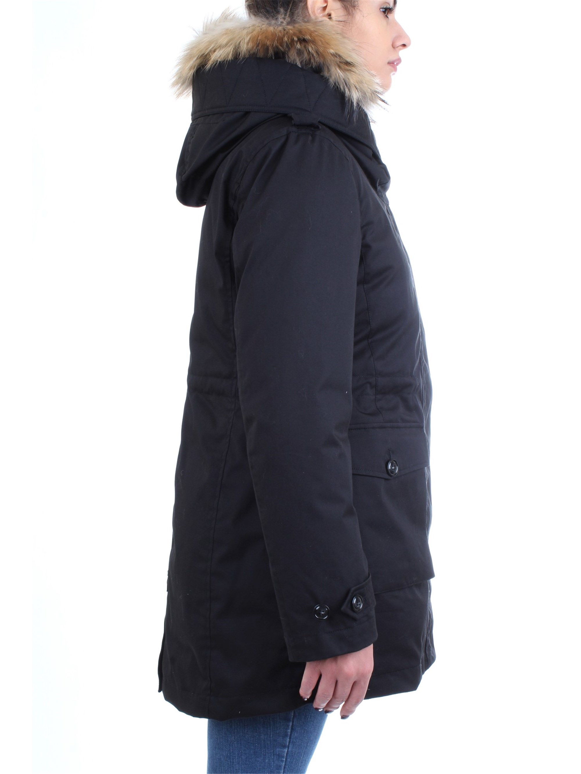 WOOLRICH WWCPS2760 Black Clothing Woman Duvet WOOLRICH WWCPS2760 Black Clothing Woman Duvet