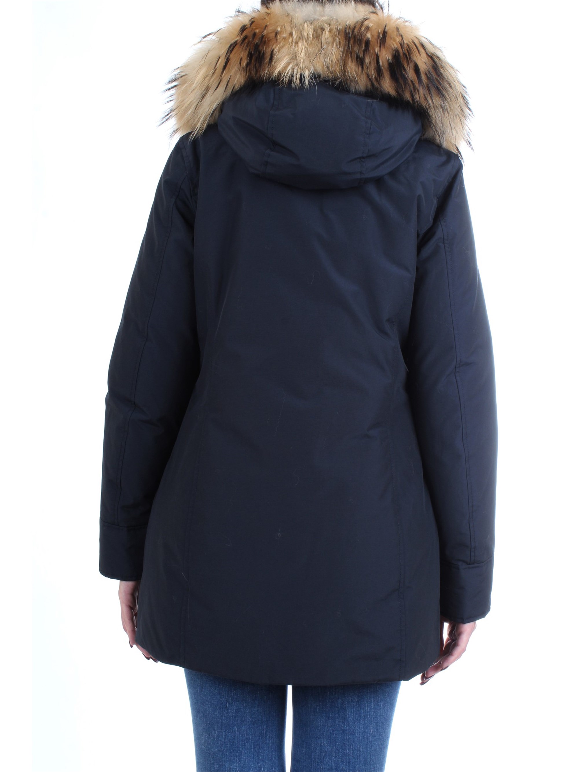 WOOLRICH WWCPS2762 Blue Clothing Woman Duvet WOOLRICH WWCPS2762 Blue Clothing Woman Duvet