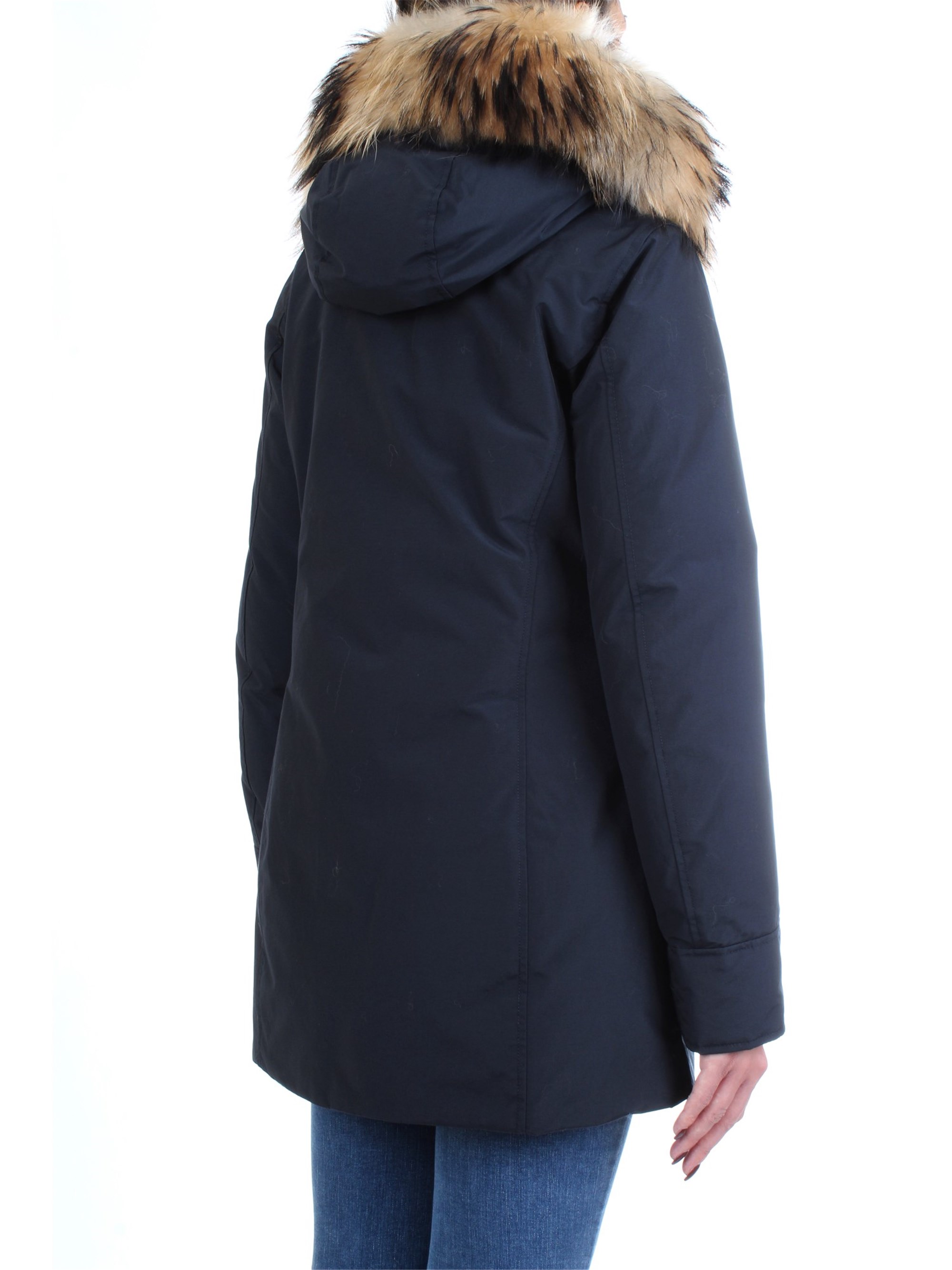 WOOLRICH WWCPS2762 Blue Clothing Woman Duvet WOOLRICH WWCPS2762 Blue Clothing Woman Duvet