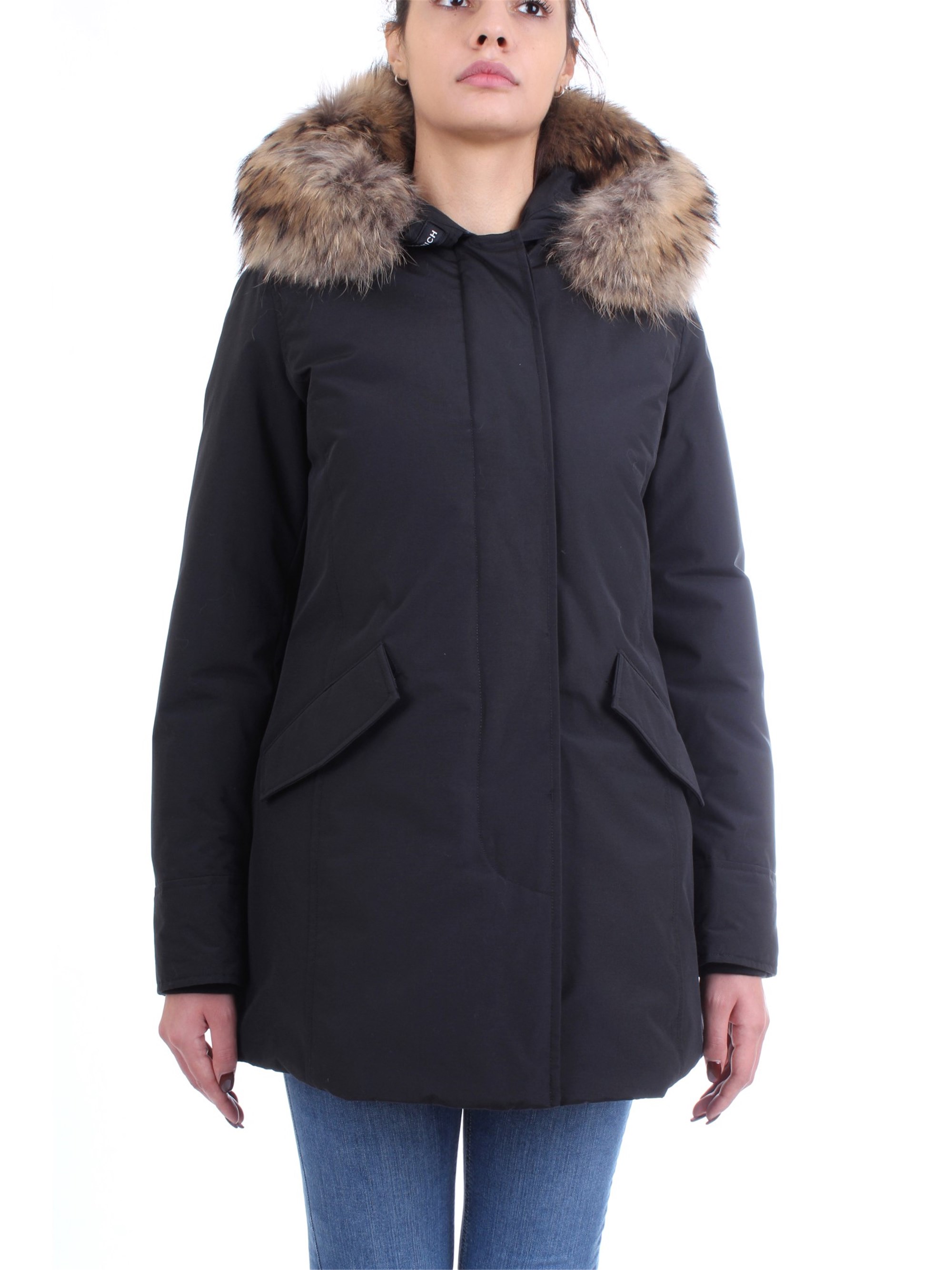 WOOLRICH WWCPS2762 Black Clothing Woman Duvet WOOLRICH WWCPS2762 Black Clothing Woman Duvet