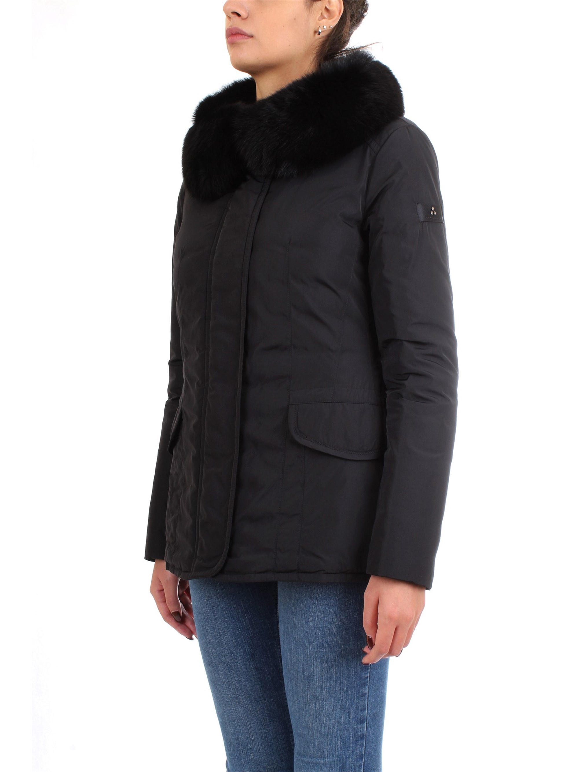 PEUTEREY PED3334 Black Clothing Woman Duvet PEUTEREY PED3334 Black Clothing Woman Duvet