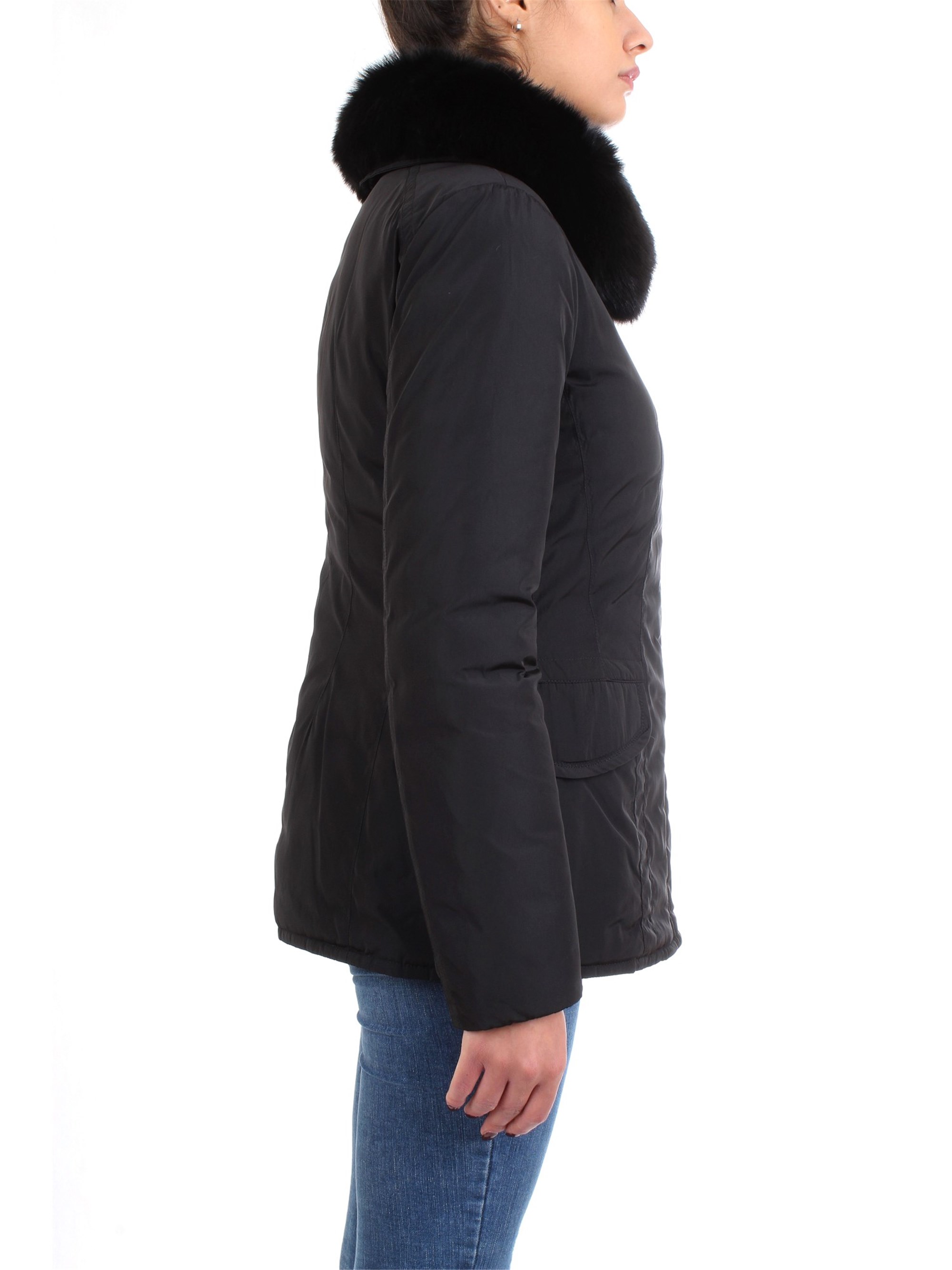 PEUTEREY PED3334 Black Clothing Woman Duvet PEUTEREY PED3334 Black Clothing Woman Duvet
