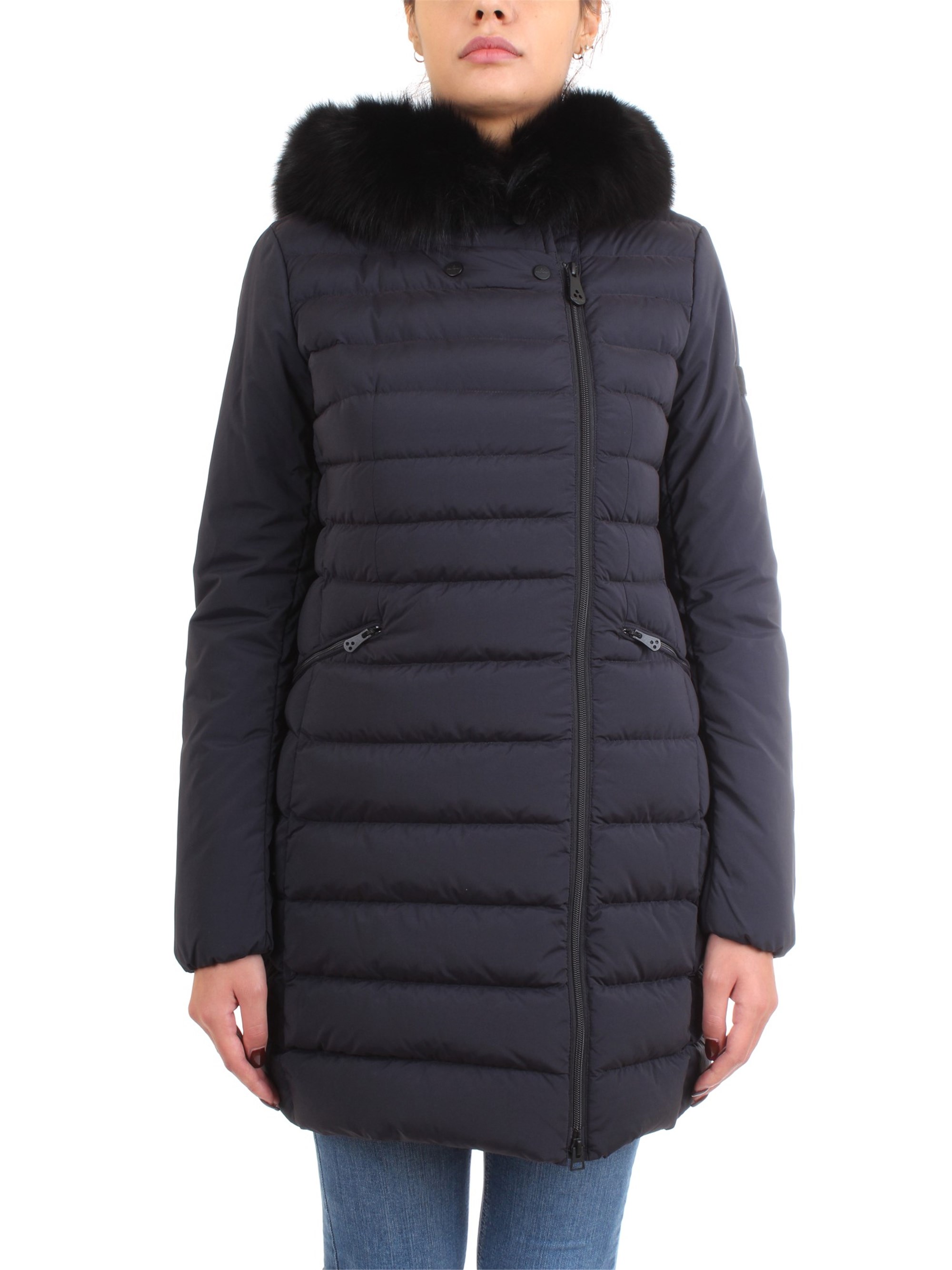 PEUTEREY PED3323 Black Clothing Woman Duvet PEUTEREY PED3323 Black Clothing Woman Duvet