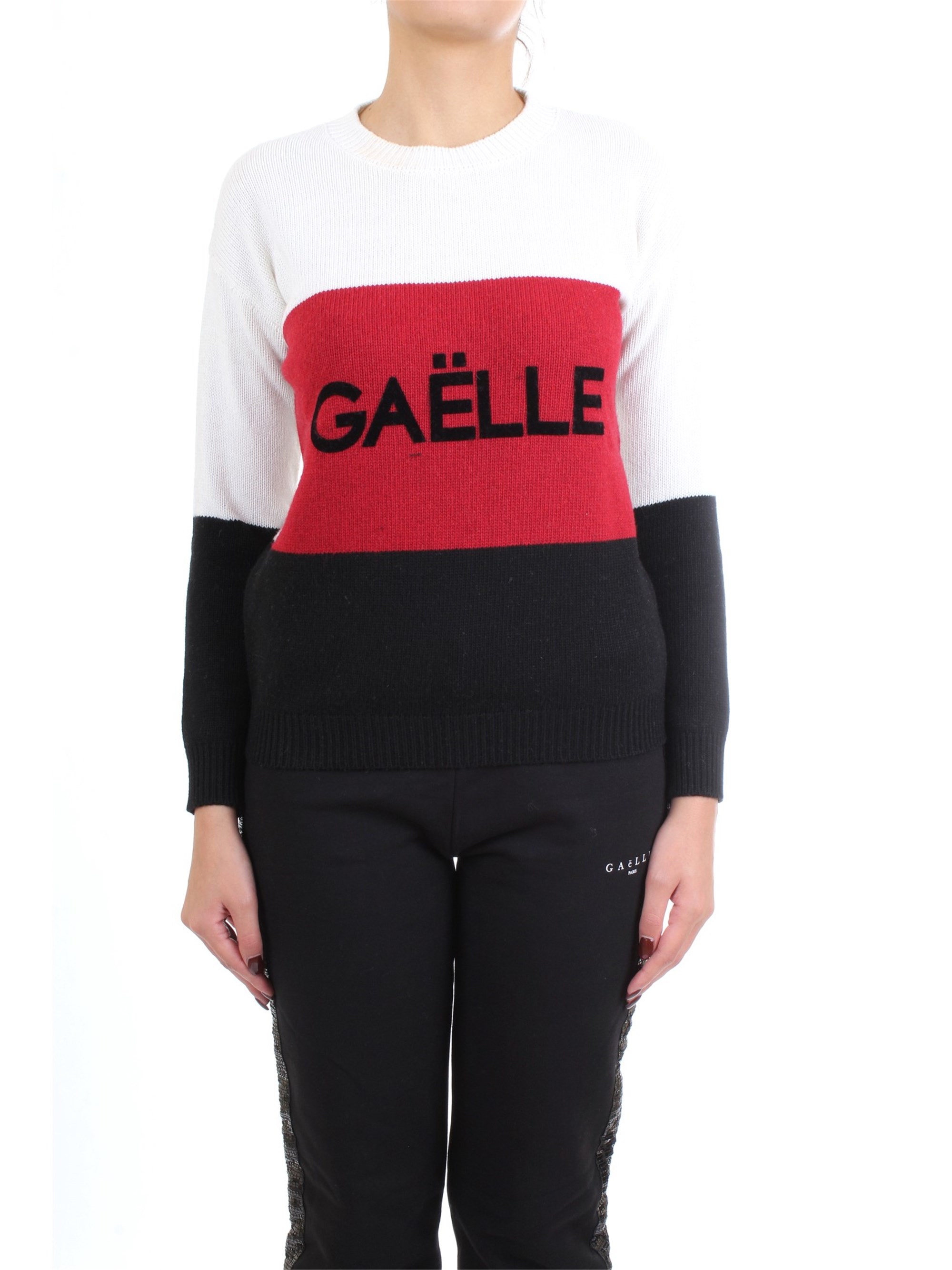 GAELLE PARIS GBD5384 White Clothing Woman Pullover GAELLE PARIS GBD5384 White Clothing Woman Pullover