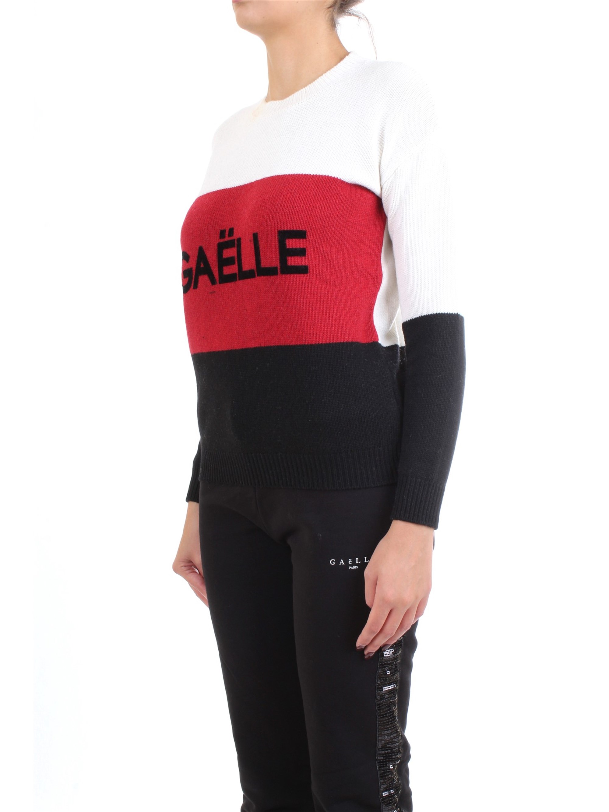 GAELLE PARIS GBD5384 White Clothing Woman Pullover GAELLE PARIS GBD5384 White Clothing Woman Pullover