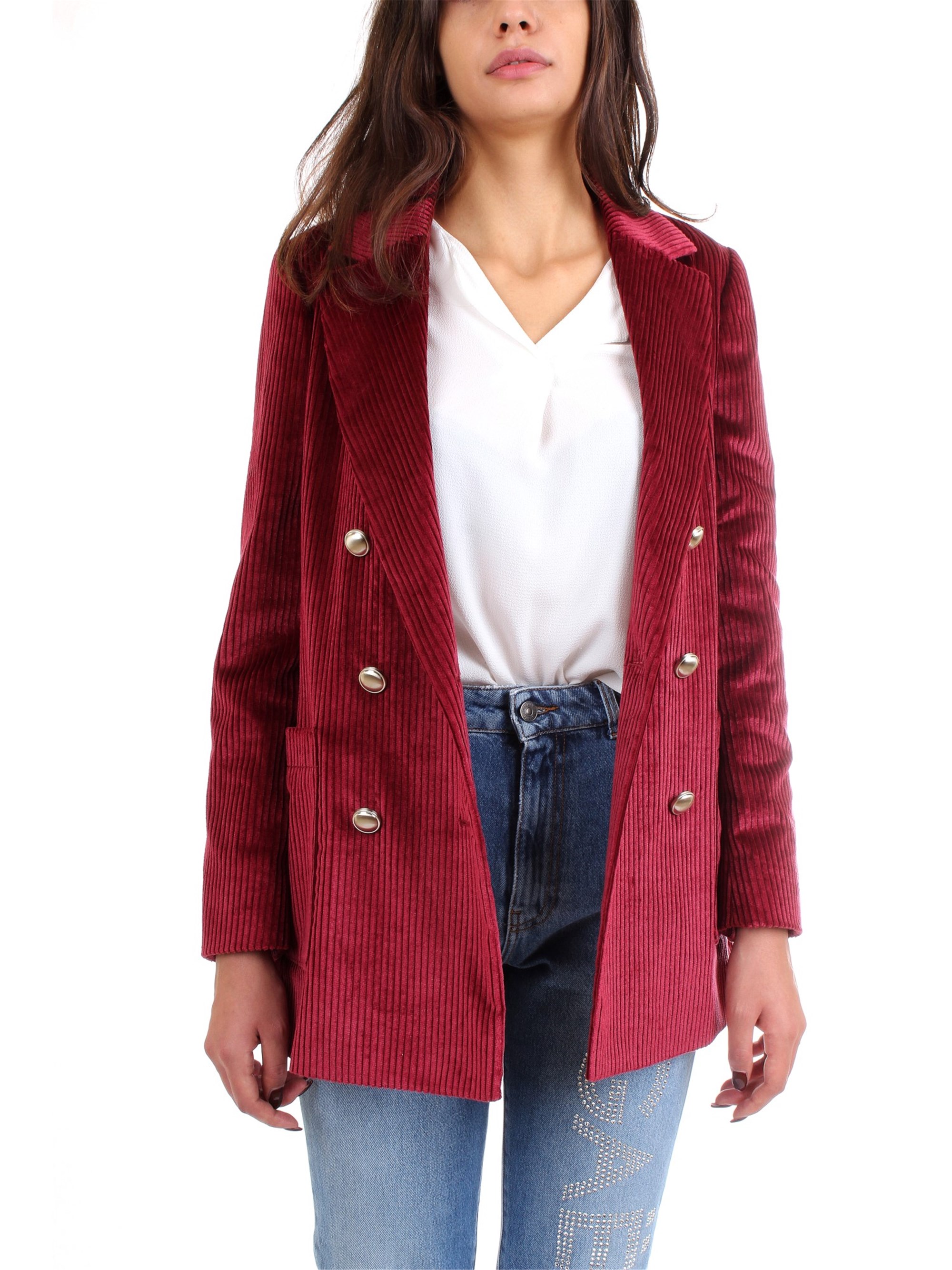 PENNYBLACK 20440619 Bordeaux Clothing Woman Jacket PENNYBLACK 20440619 Bordeaux Clothing Woman Jacket