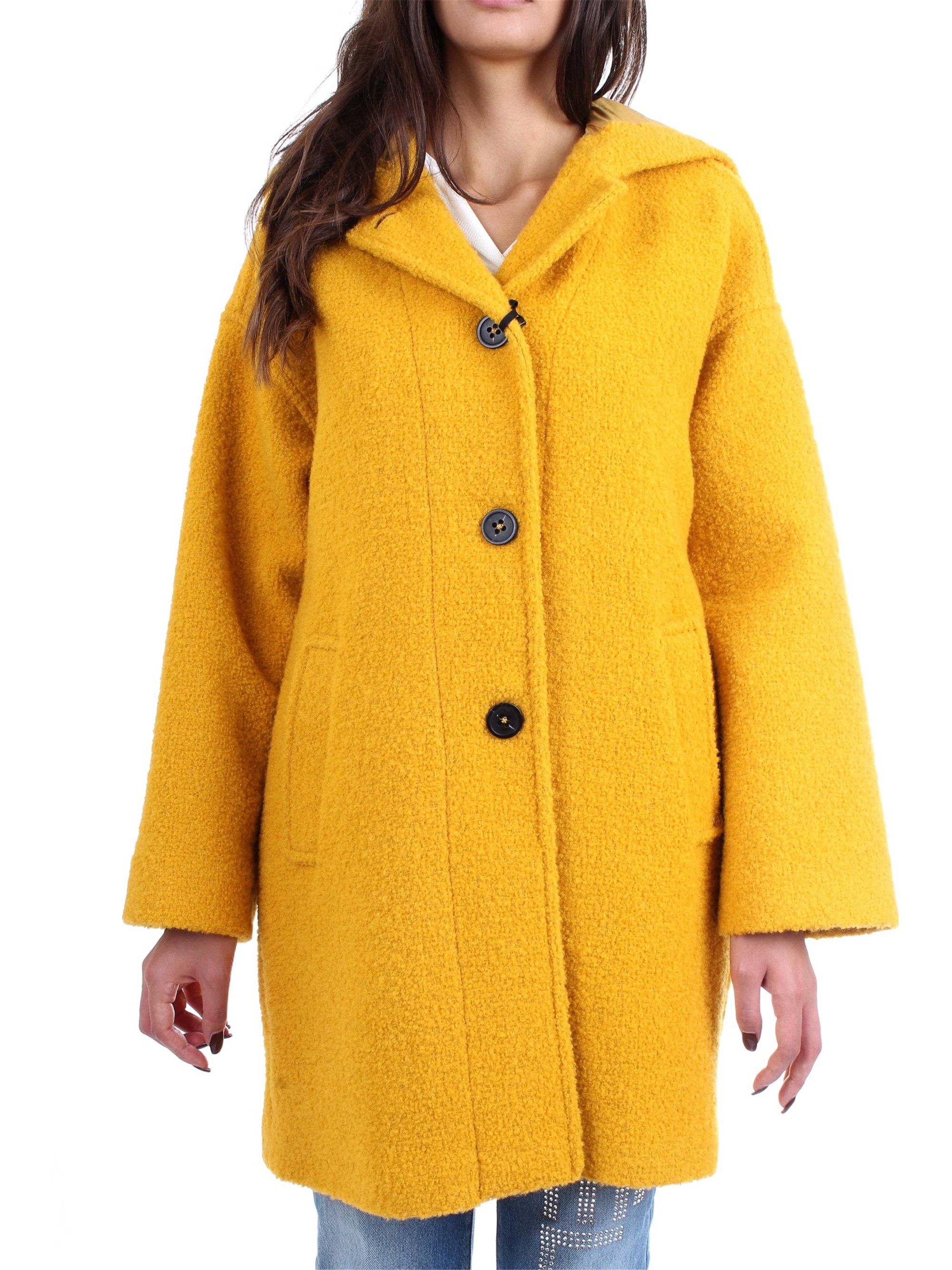 PENNYBLACK 20140119 Yellow Clothing Woman Overcoat PENNYBLACK 20140119 Yellow Clothing Woman Overcoat