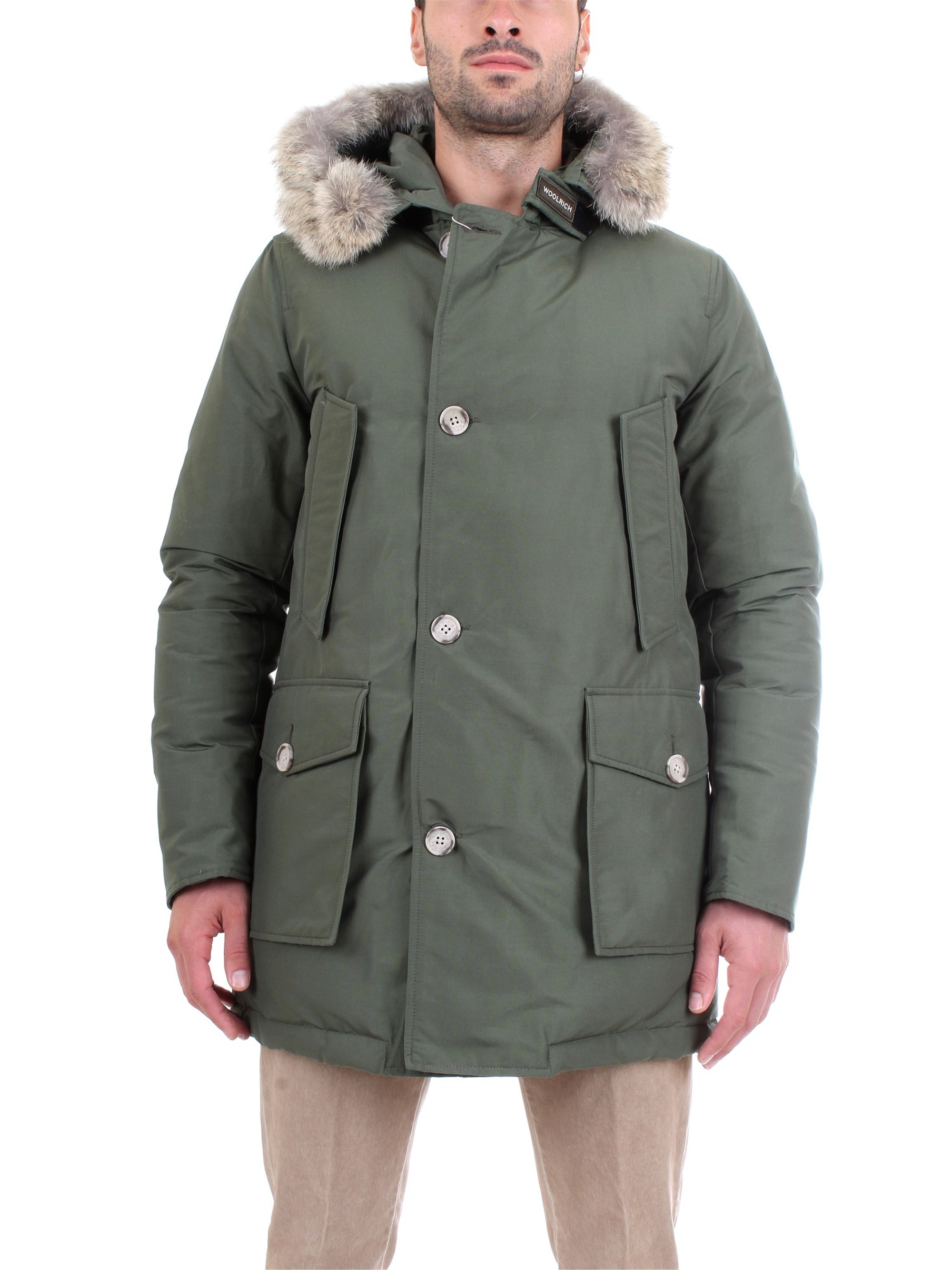 WOOLRICH WOCPS2880 Green Clothing Man PARKA WOOLRICH WOCPS2880 Green Clothing Man PARKA