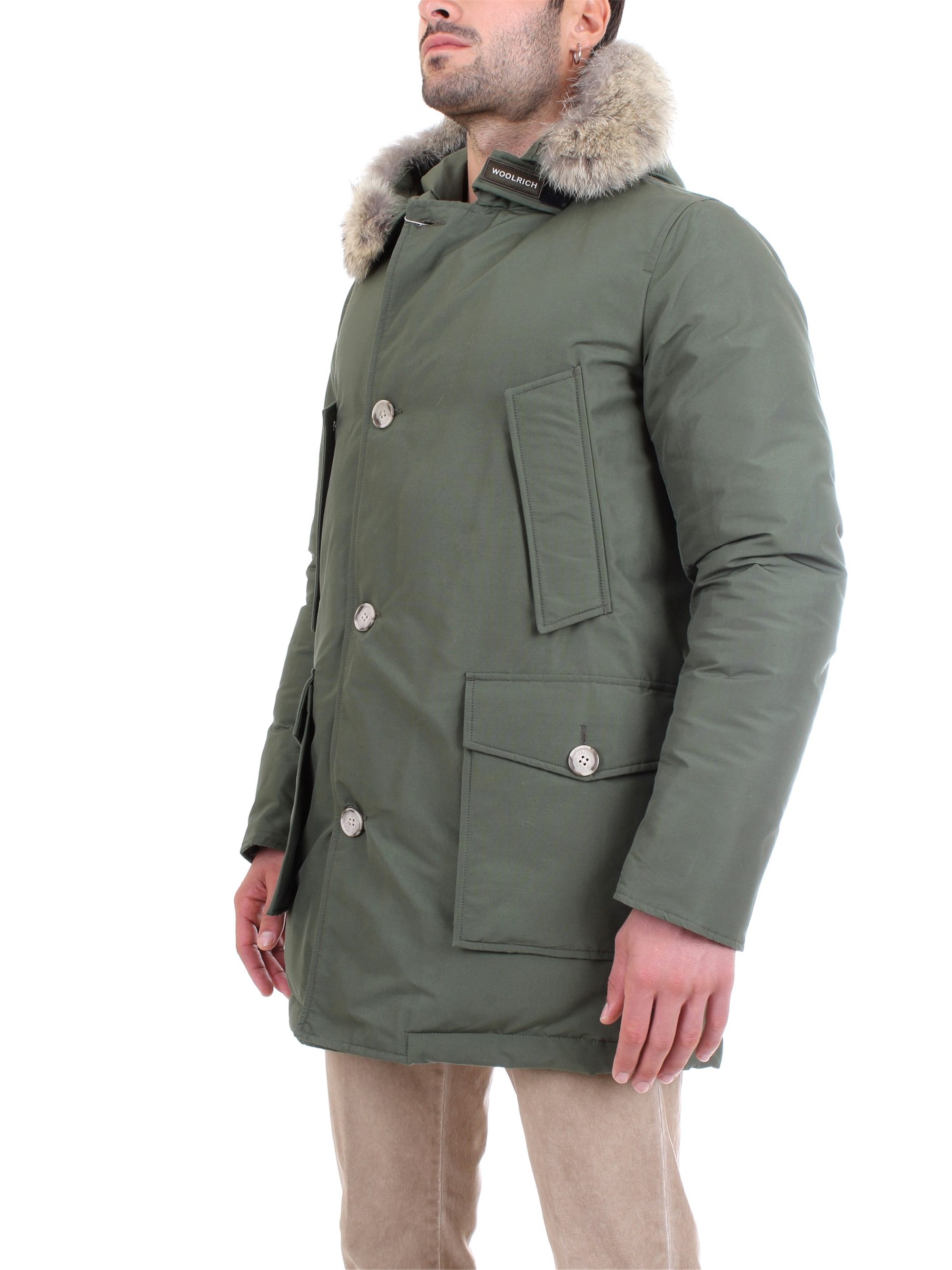 WOOLRICH WOCPS2880 Green Clothing Man PARKA WOOLRICH WOCPS2880 Green Clothing Man PARKA