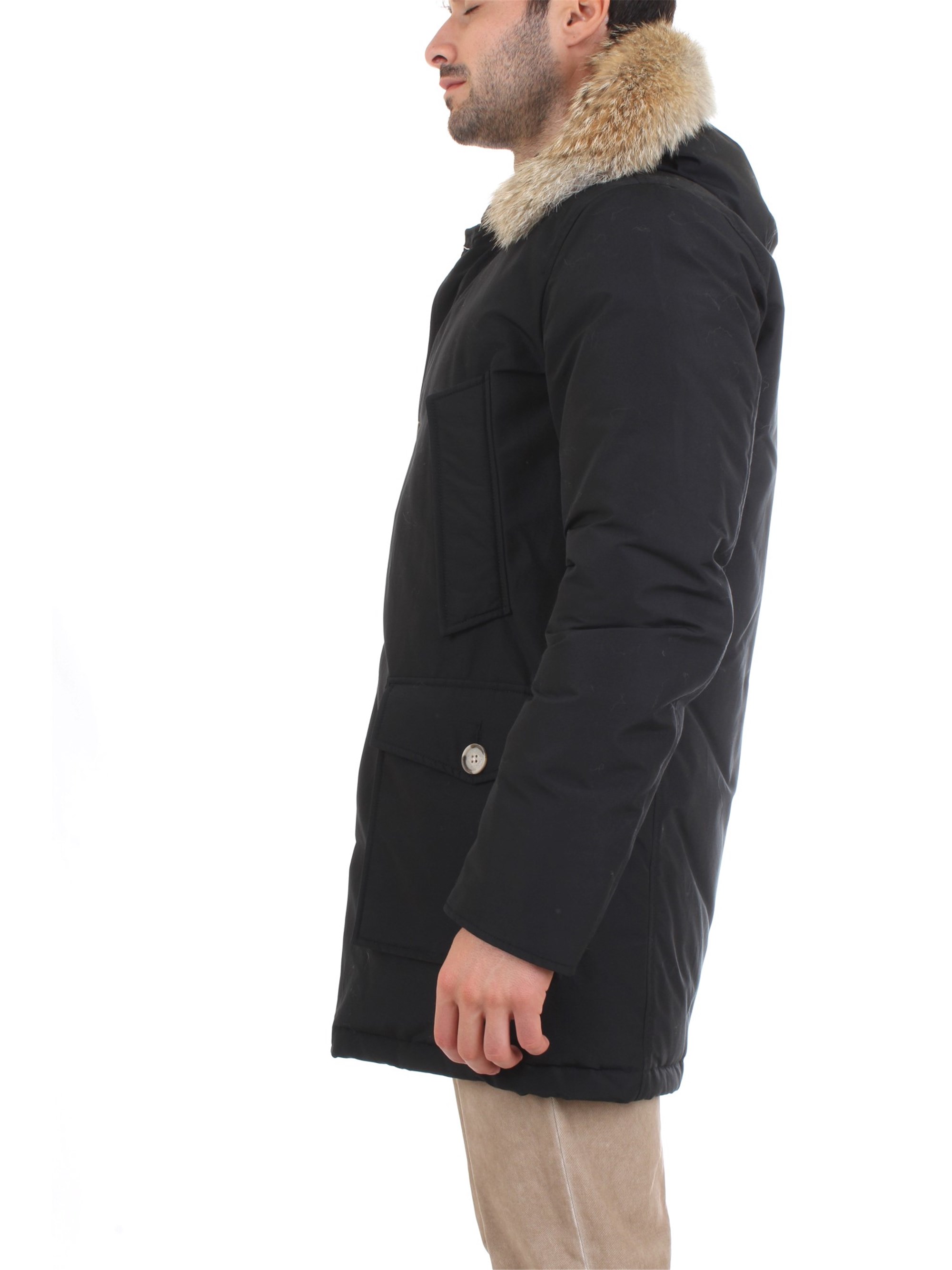 WOOLRICH WOCPS2880 Black Clothing Man PARKA WOOLRICH WOCPS2880 Black Clothing Man PARKA