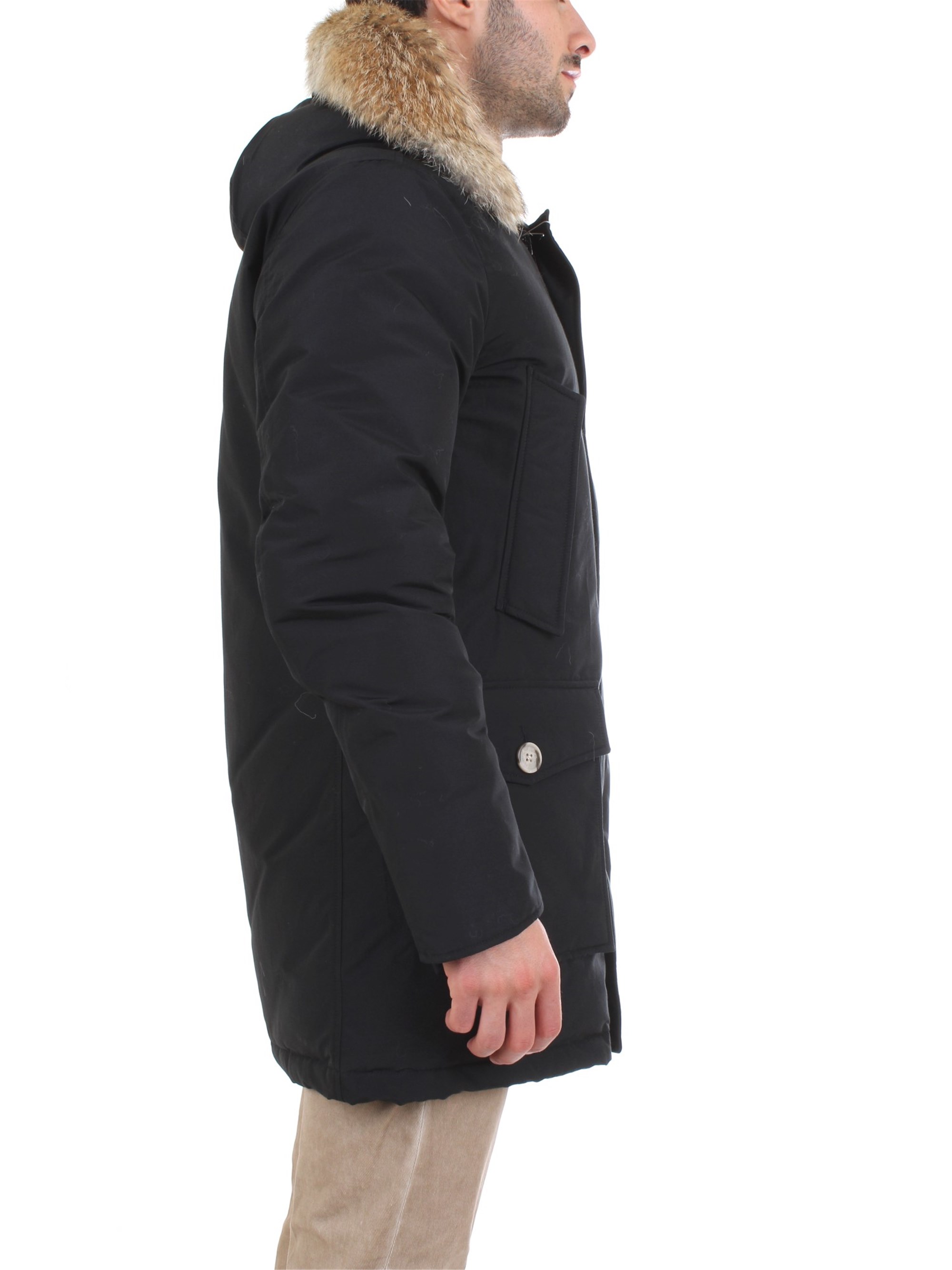 WOOLRICH WOCPS2880 Black Clothing Man PARKA WOOLRICH WOCPS2880 Black Clothing Man PARKA