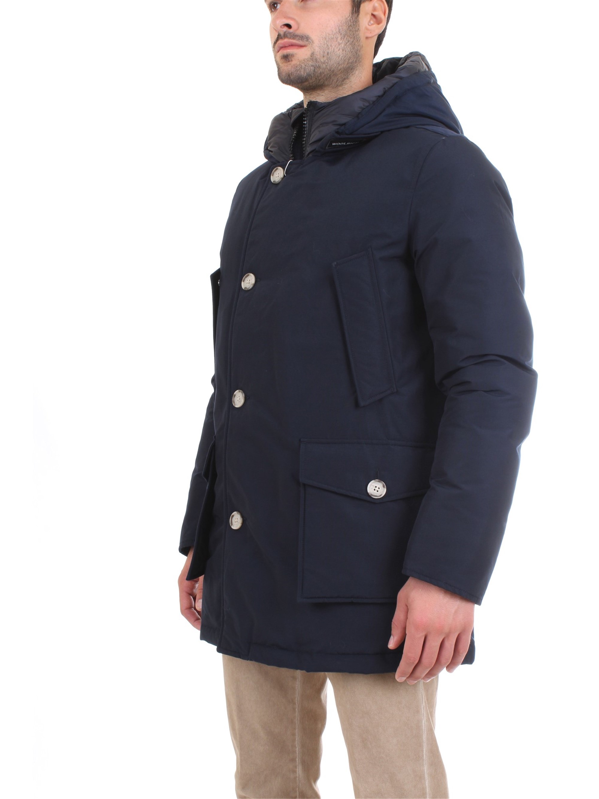 WOOLRICH WOCPS2882 Blue Clothing Man PARKA WOOLRICH WOCPS2882 Blue Clothing Man PARKA