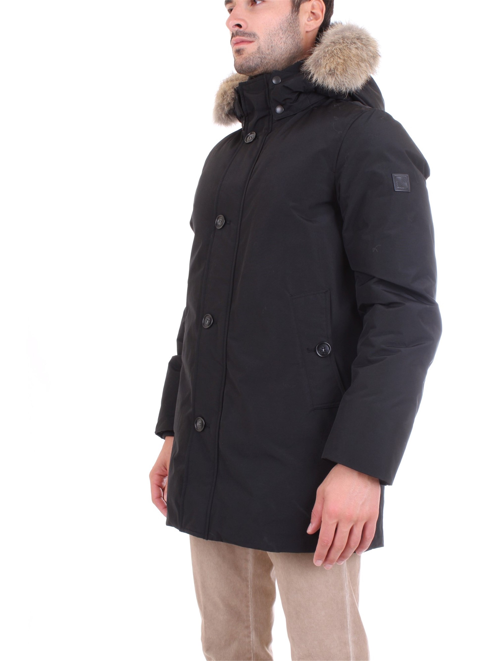 WOOLRICH WOCPS2939 Black Clothing Man PARKA WOOLRICH WOCPS2939 Black Clothing Man PARKA