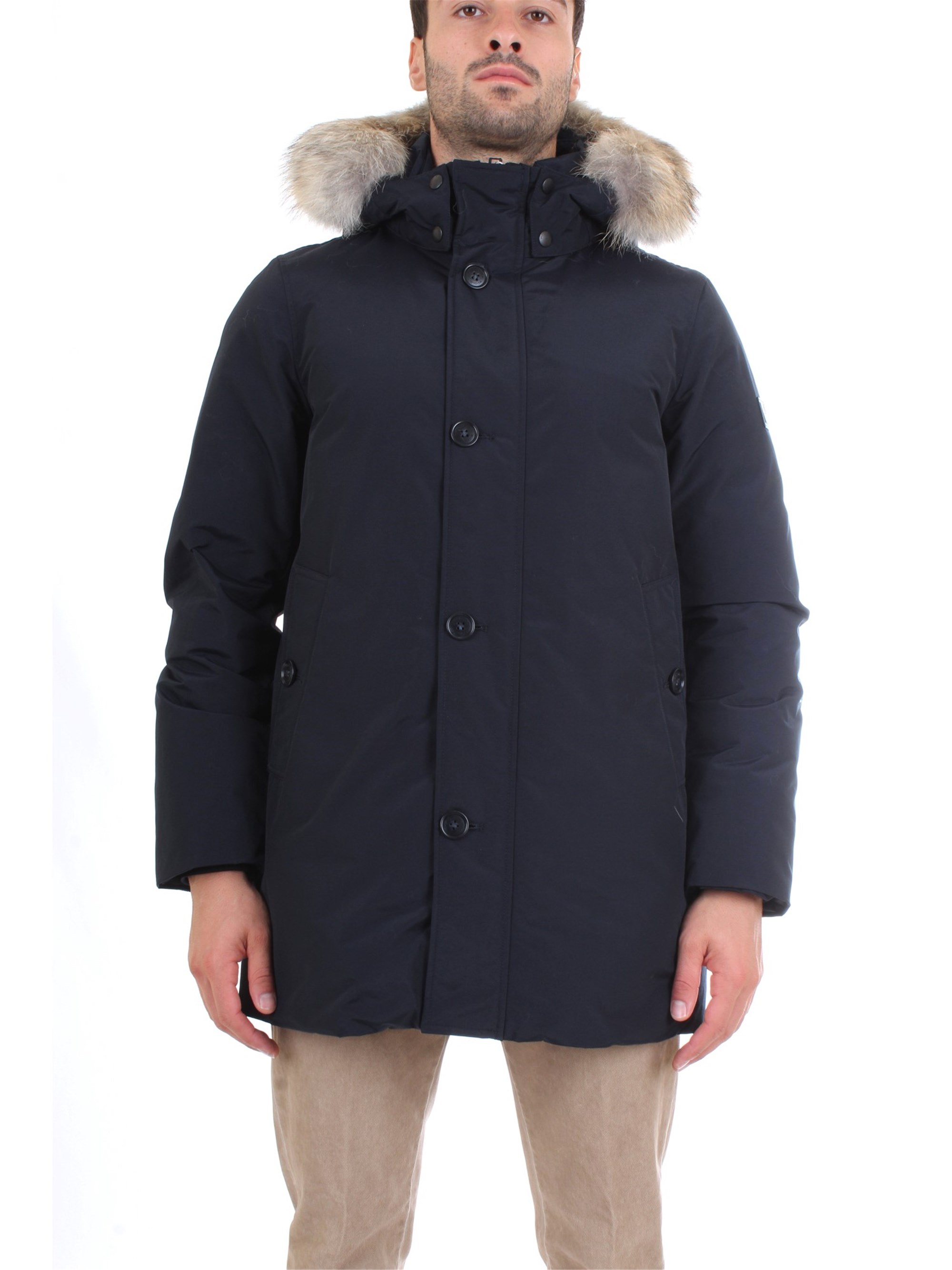 WOOLRICH WOCPS2939 Blue Clothing Man PARKA WOOLRICH WOCPS2939 Blue Clothing Man PARKA
