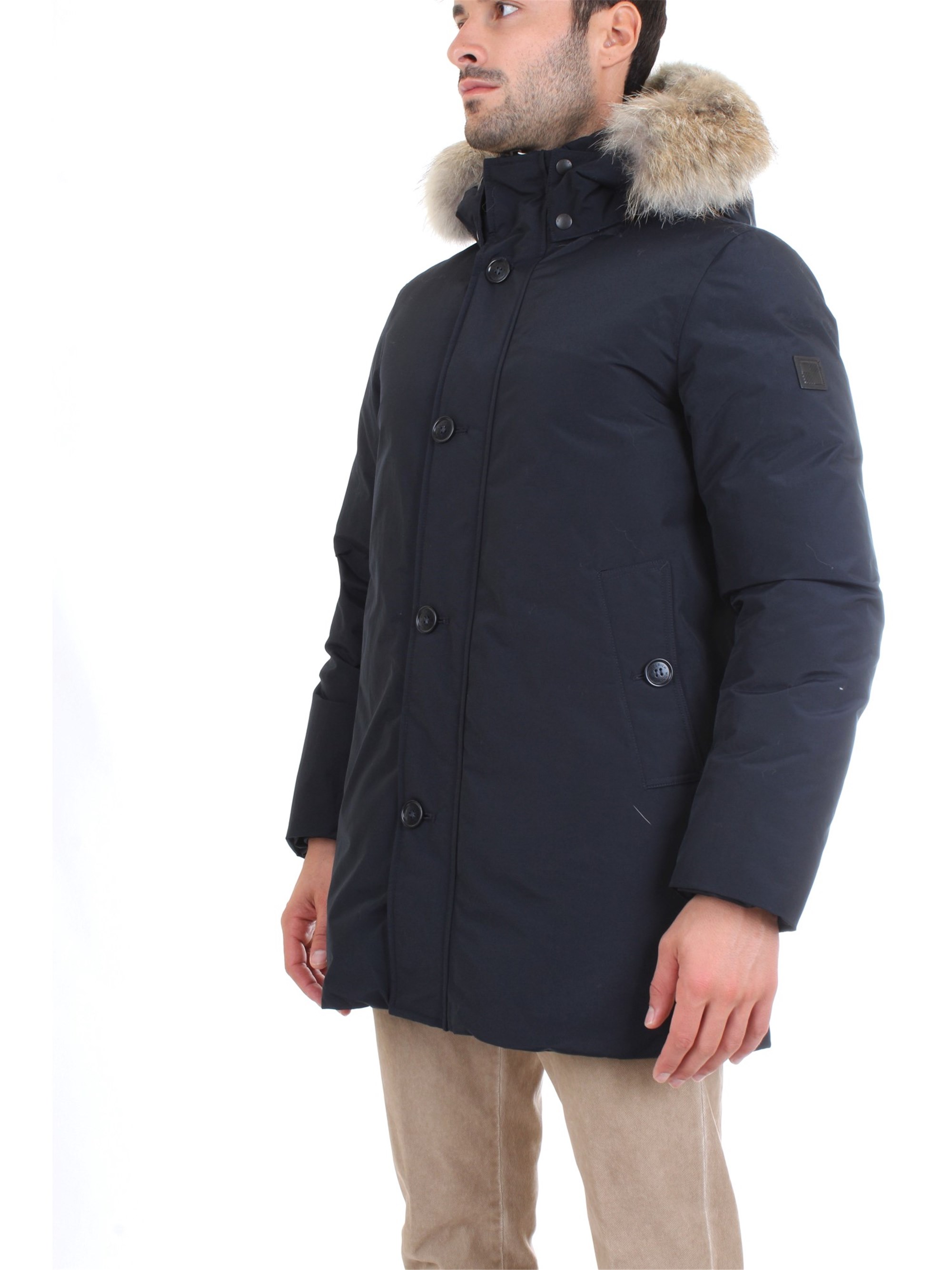 WOOLRICH WOCPS2939 Blue Clothing Man PARKA WOOLRICH WOCPS2939 Blue Clothing Man PARKA