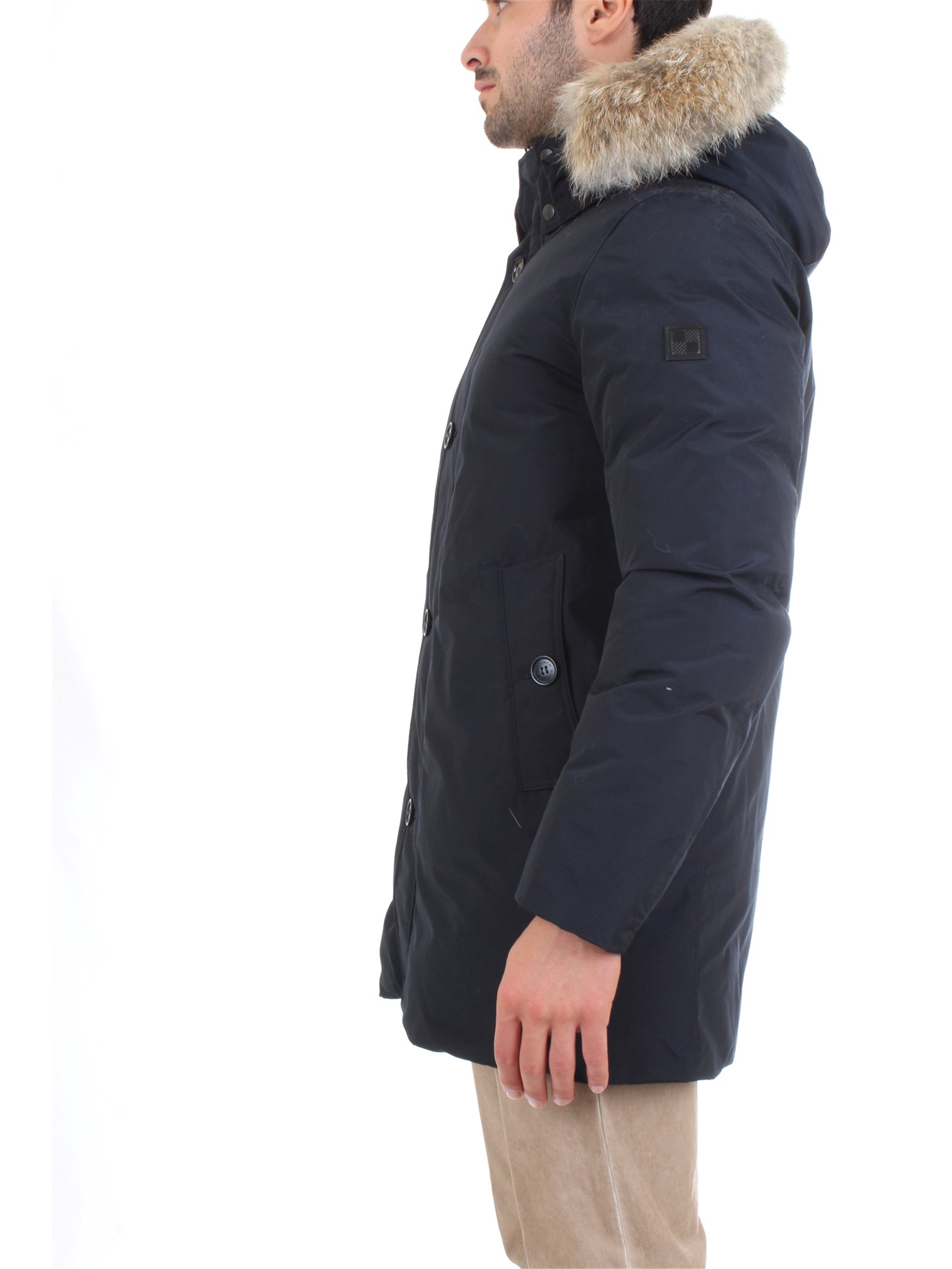 WOOLRICH WOCPS2939 Blue Clothing Man PARKA WOOLRICH WOCPS2939 Blue Clothing Man PARKA