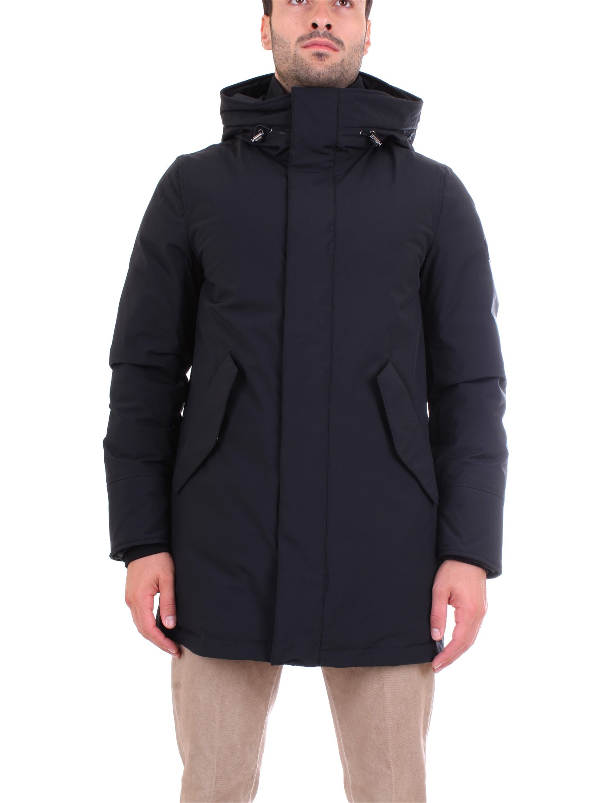 WOOLRICH WOCPS2884 Black Clothing Man PARKA WOOLRICH WOCPS2884 Black Clothing Man PARKA