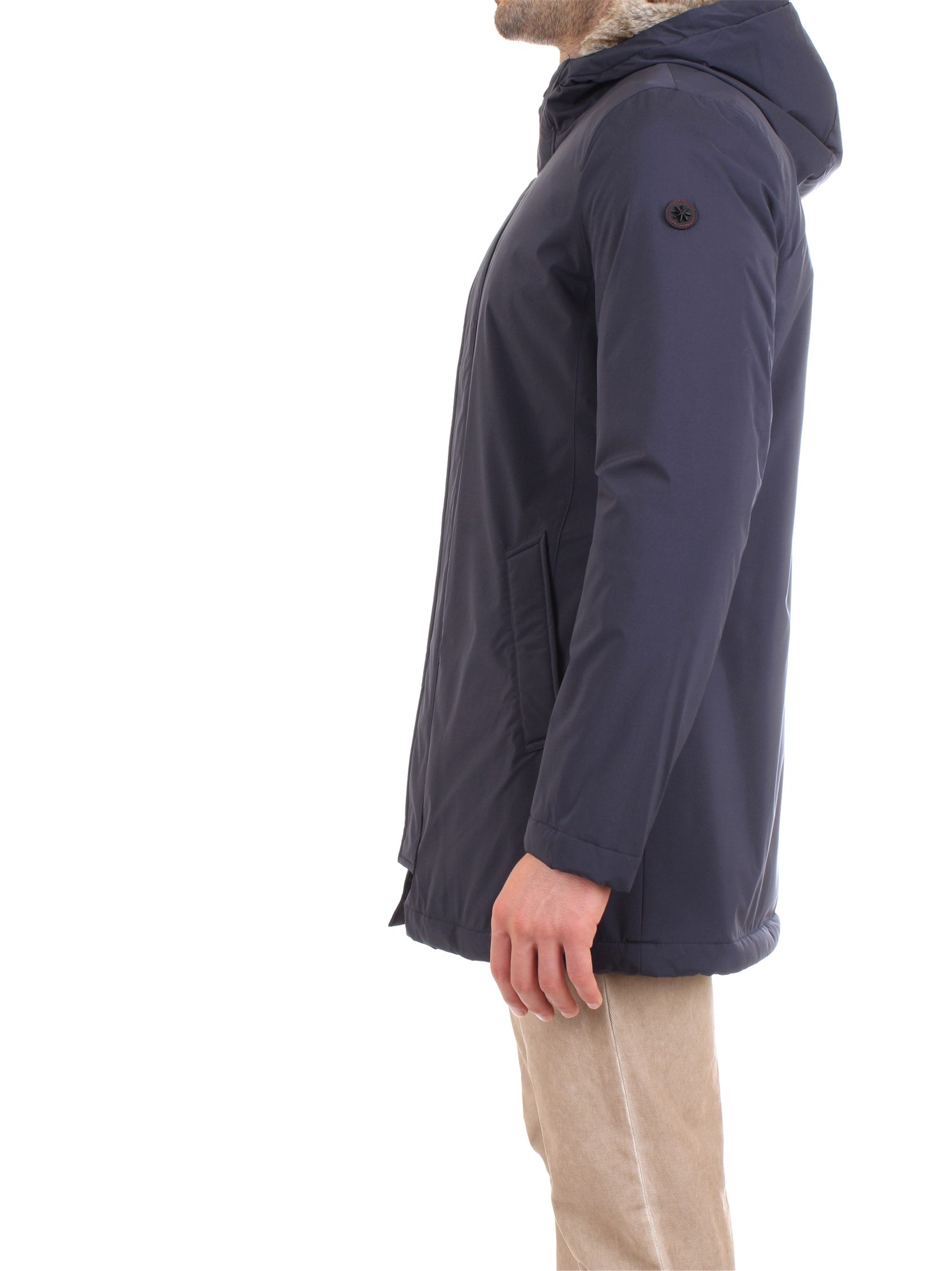 MANUEL RITZ 2732H8429 193807 Blue Clothing Man PARKA MANUEL RITZ 2732H8429 193807 Blue Clothing Man PARKA