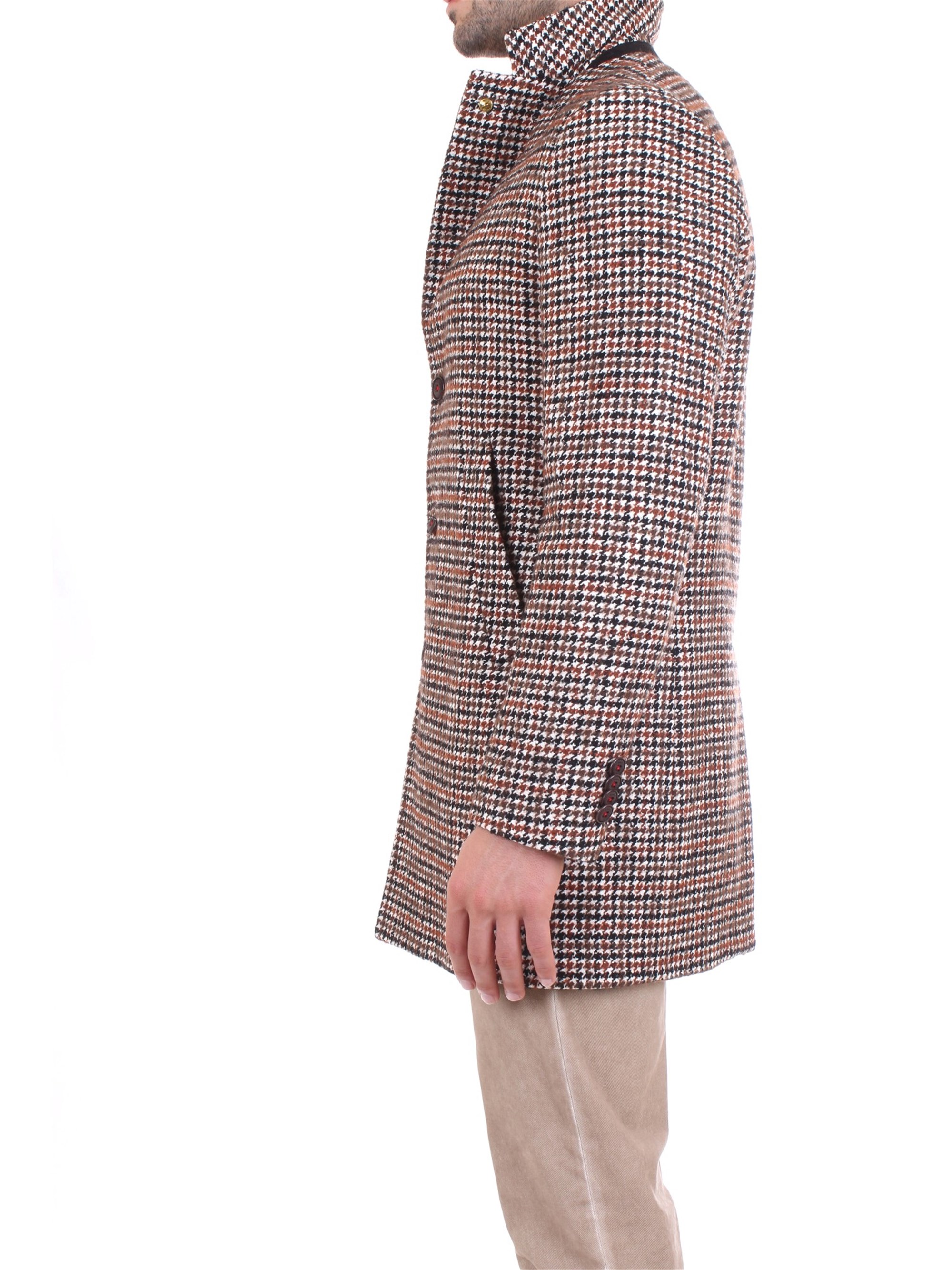 MANUEL RITZ 2732C4448 193740 Beige Clothing Man Overcoat MANUEL RITZ 2732C4448 193740 Beige Clothing Man Overcoat