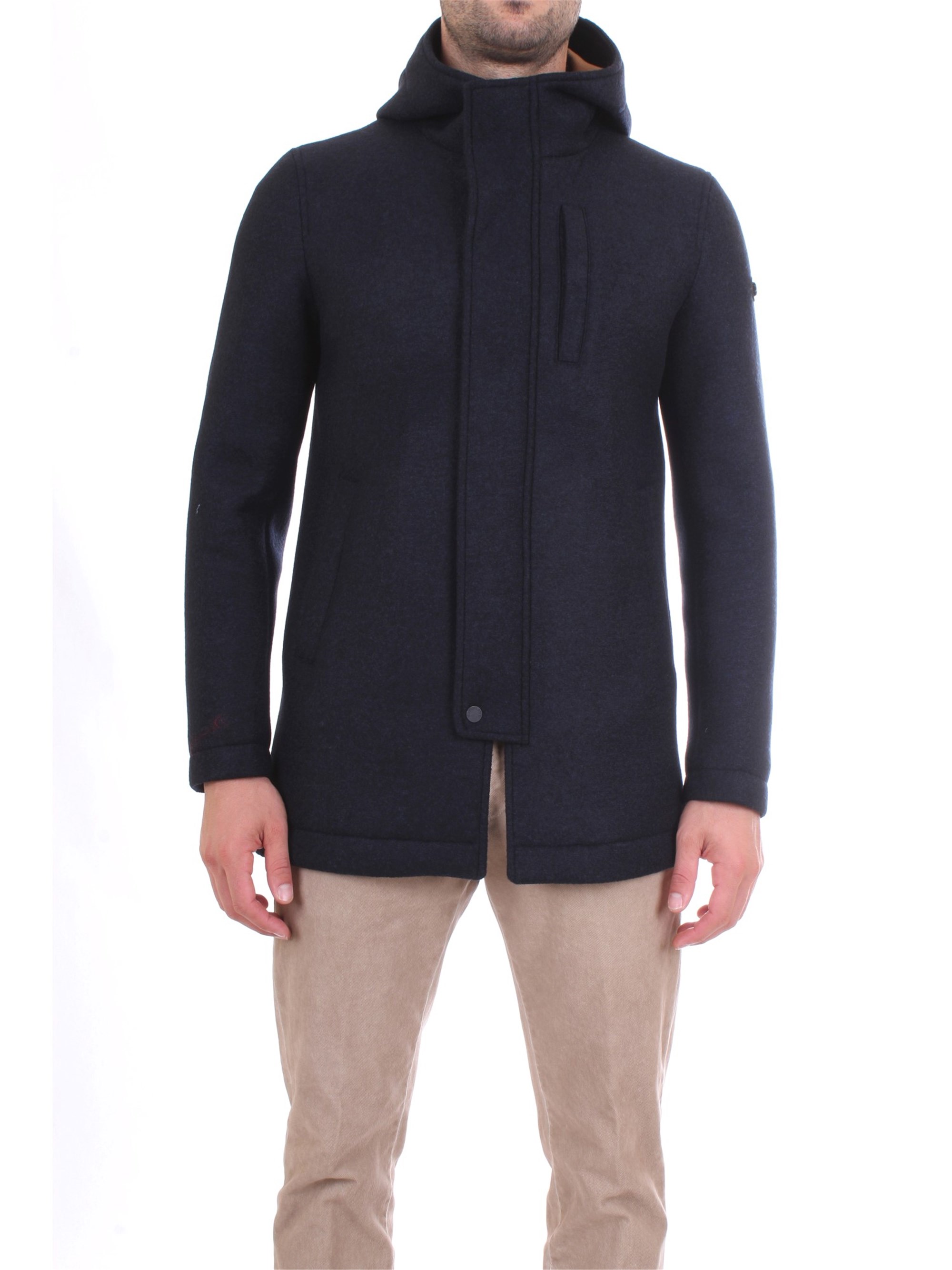 MANUEL RITZ 2732H8317 193728 Blue Clothing Man Overcoat MANUEL RITZ 2732H8317 193728 Blue Clothing Man Overcoat