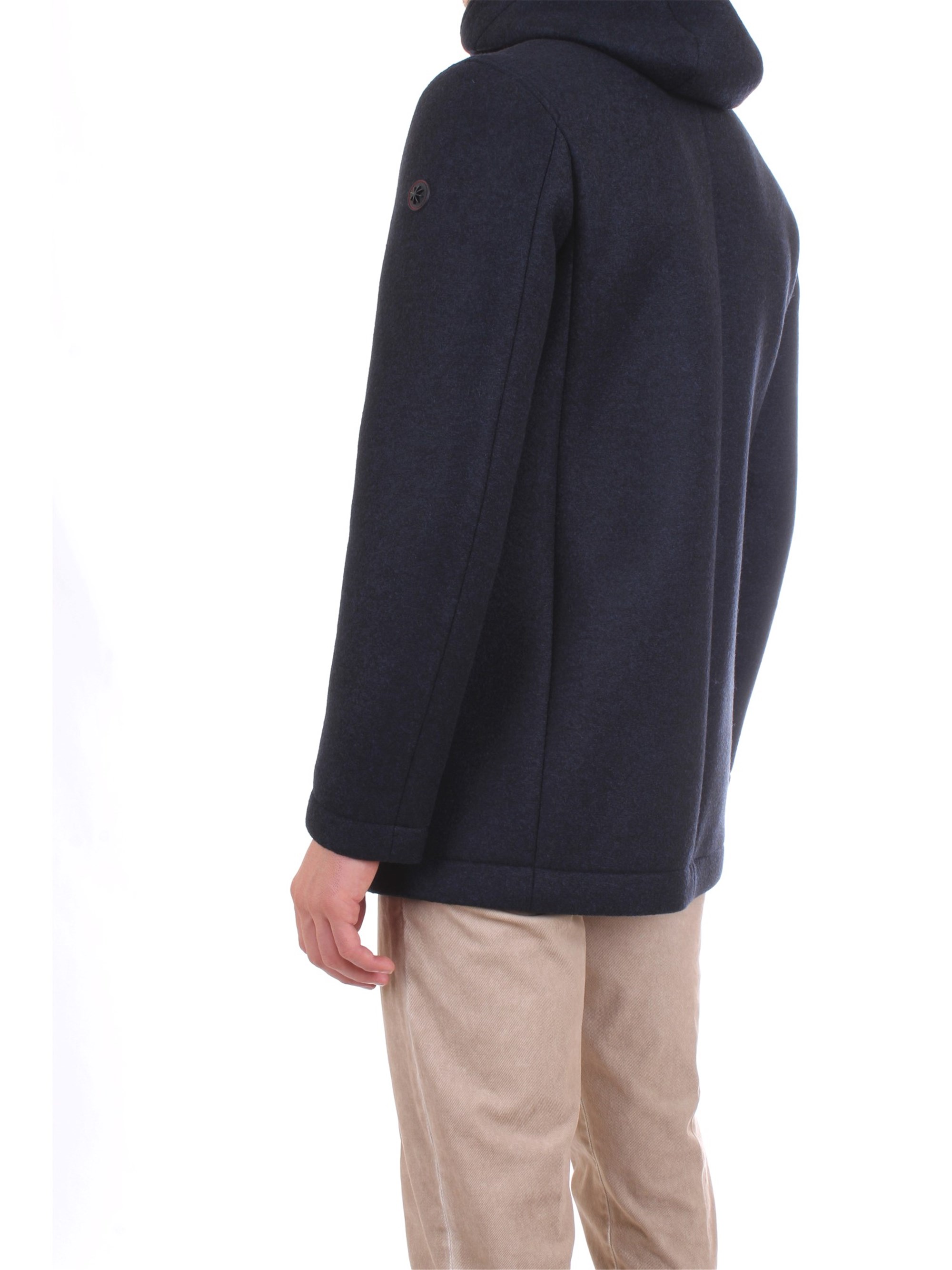 MANUEL RITZ 2732H8317 193728 Blue Clothing Man Overcoat MANUEL RITZ 2732H8317 193728 Blue Clothing Man Overcoat