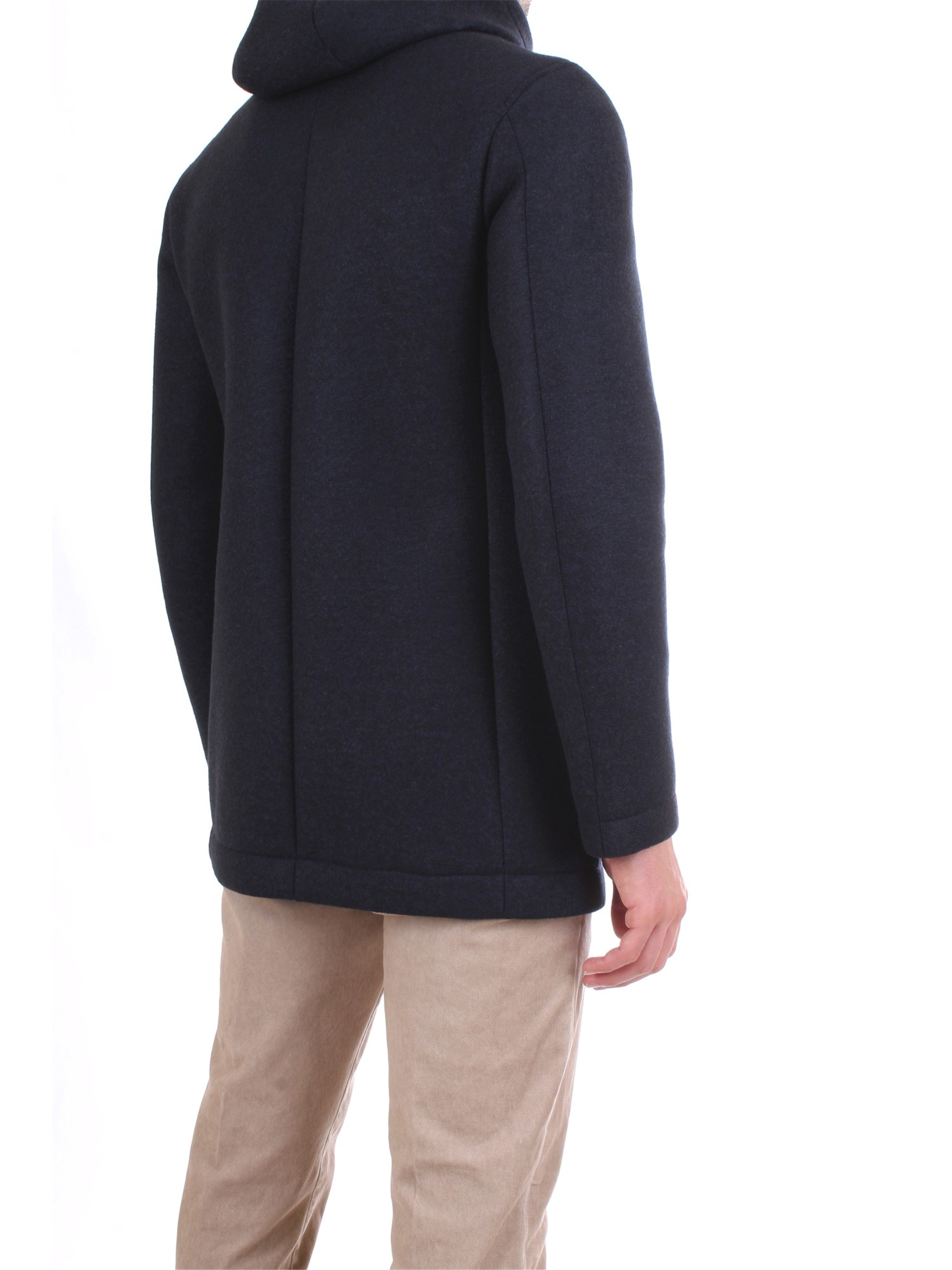MANUEL RITZ 2732H8317 193728 Blue Clothing Man Overcoat MANUEL RITZ 2732H8317 193728 Blue Clothing Man Overcoat
