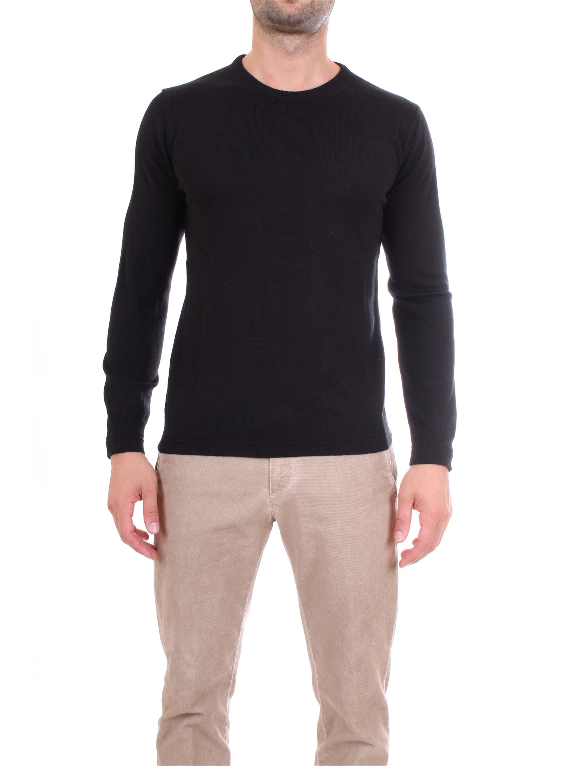 Officina36 CUMCH65 Black Clothing Man Pullover Officina36 CUMCH65 Black Clothing Man Pullover