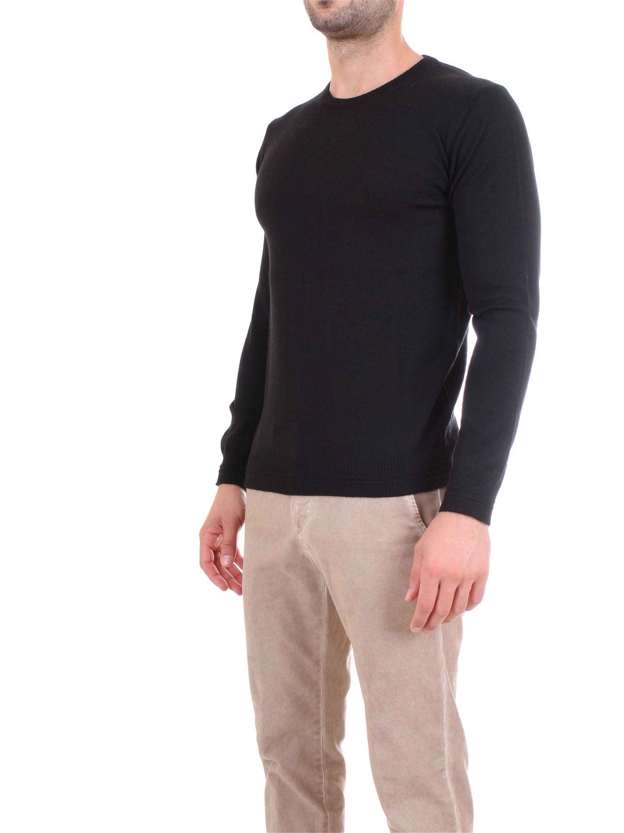 Officina36 CUMCH65 Black Clothing Man Pullover Officina36 CUMCH65 Black Clothing Man Pullover
