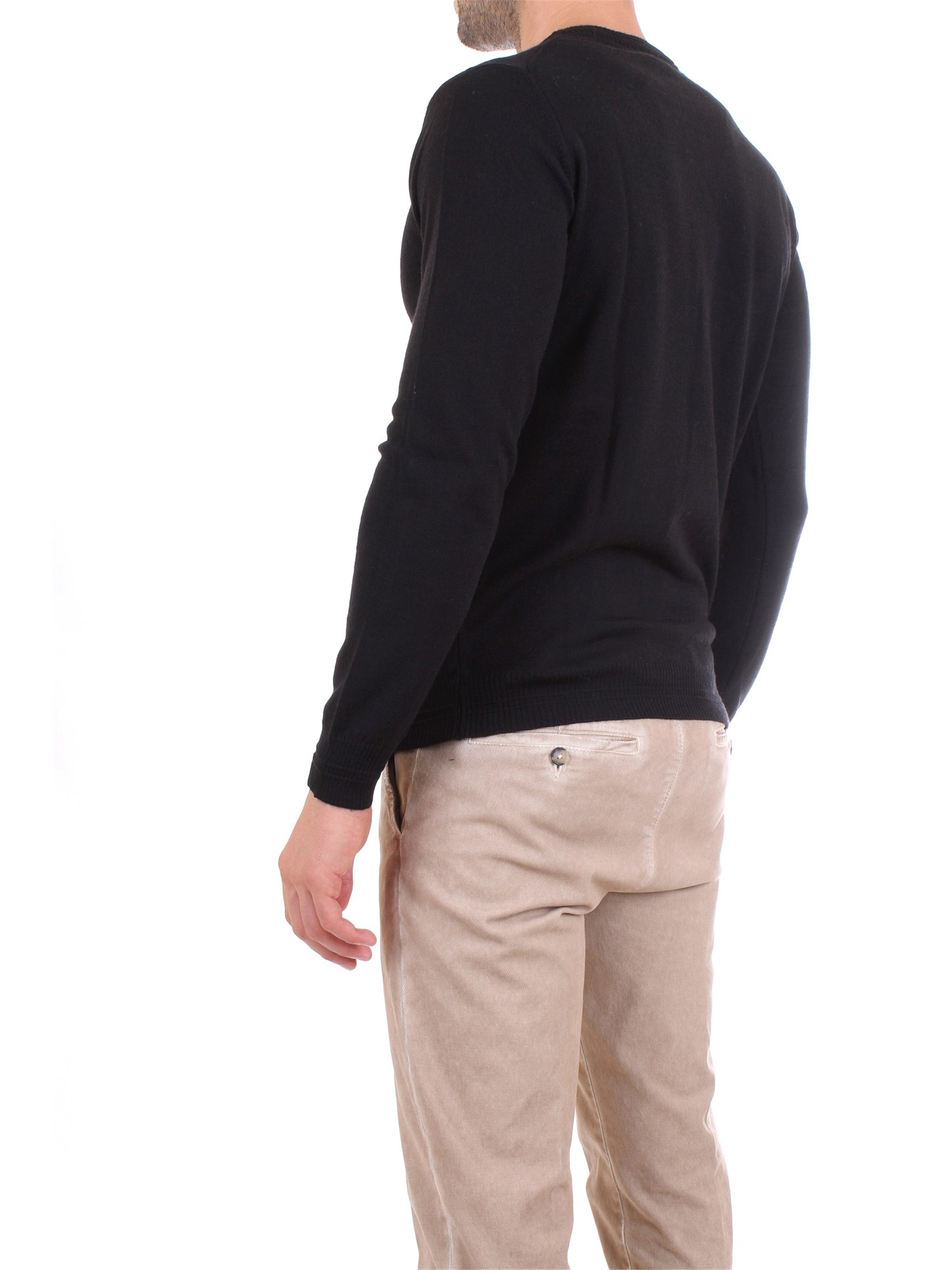 Officina36 CUMCH65 Black Clothing Man Pullover Officina36 CUMCH65 Black Clothing Man Pullover