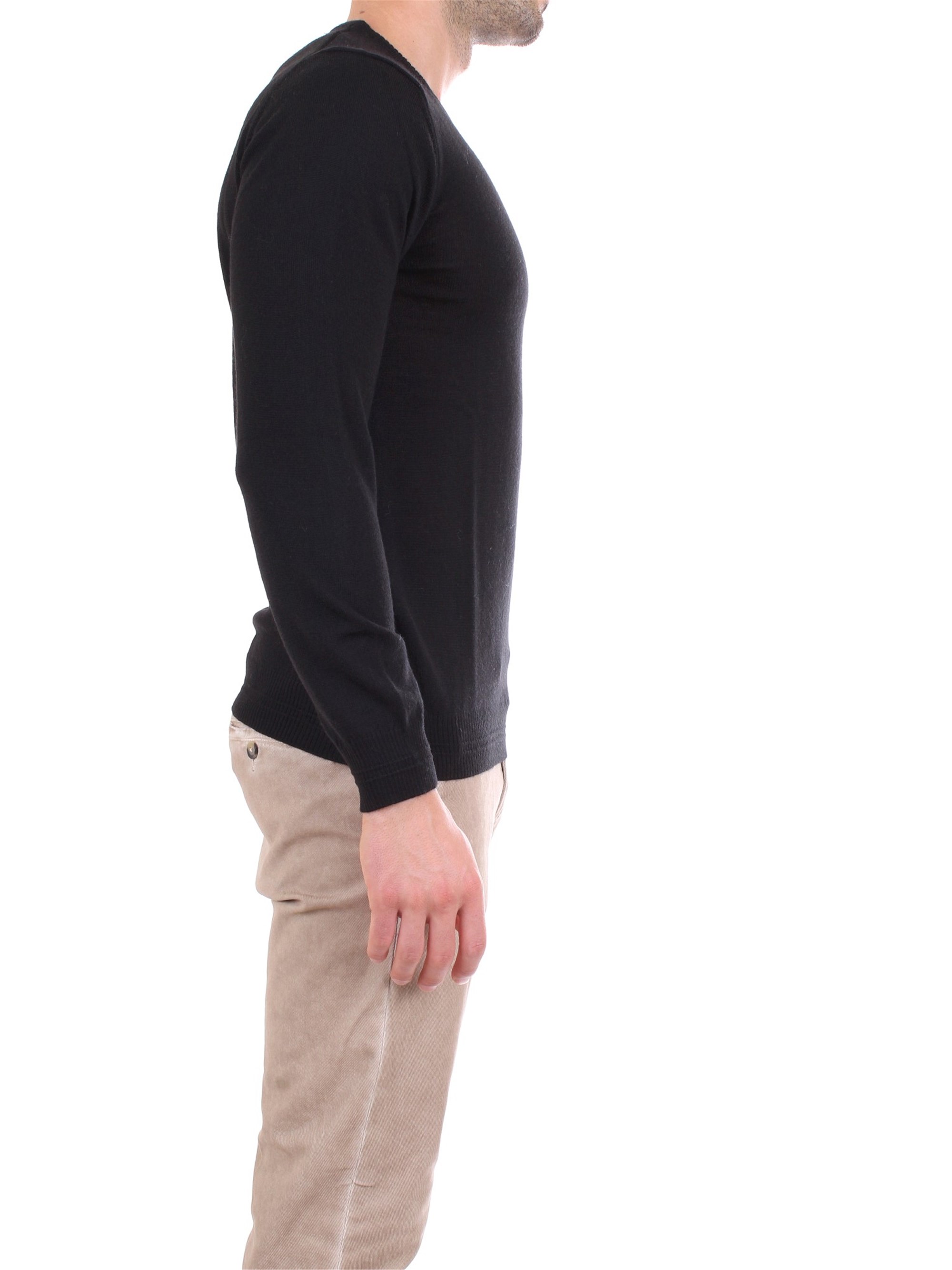 Officina36 CUMCH65 Black Clothing Man Pullover Officina36 CUMCH65 Black Clothing Man Pullover