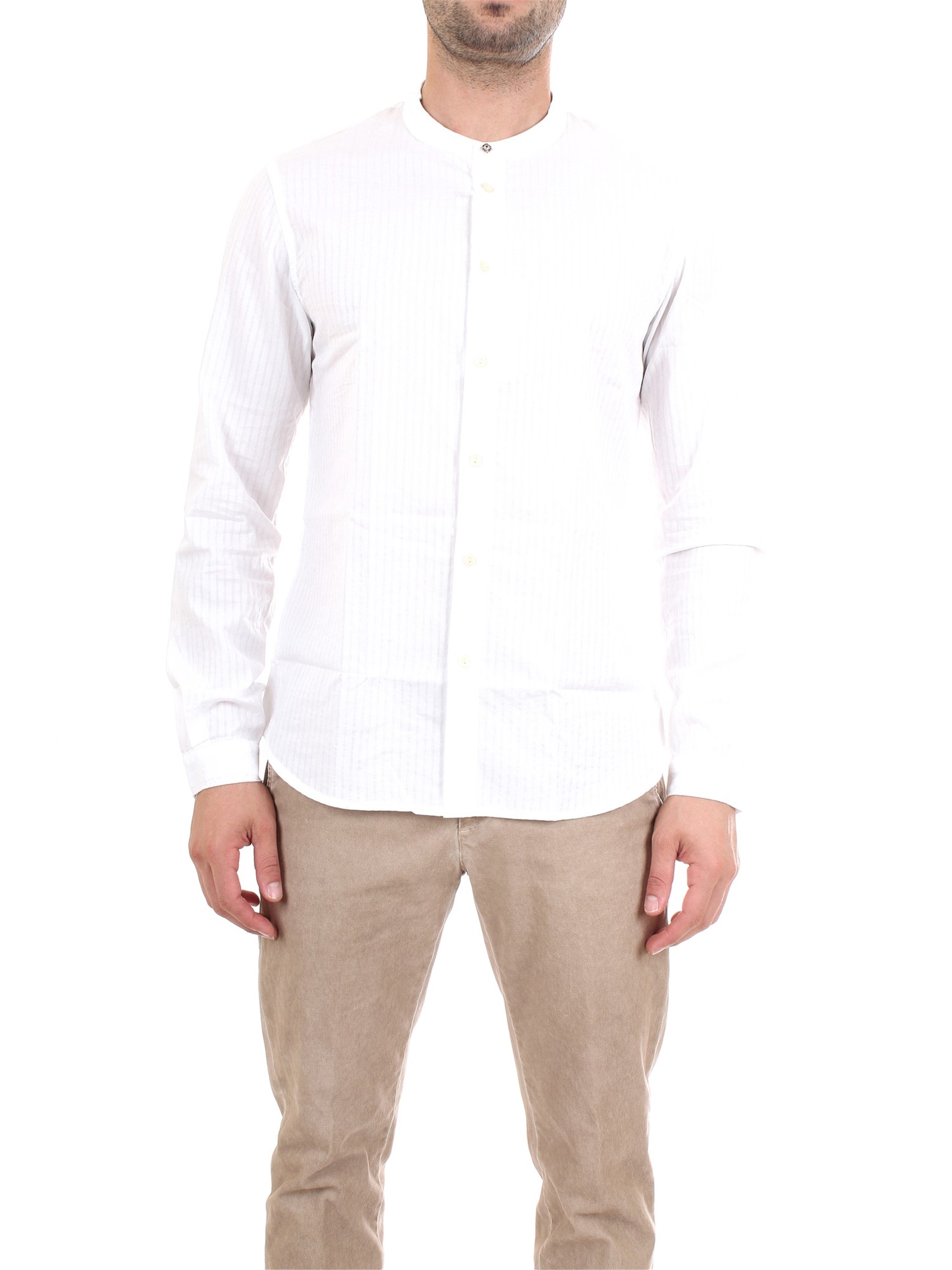 Officina36 0300607225 White Clothing Man Shirt Officina36 0300607225 White Clothing Man Shirt