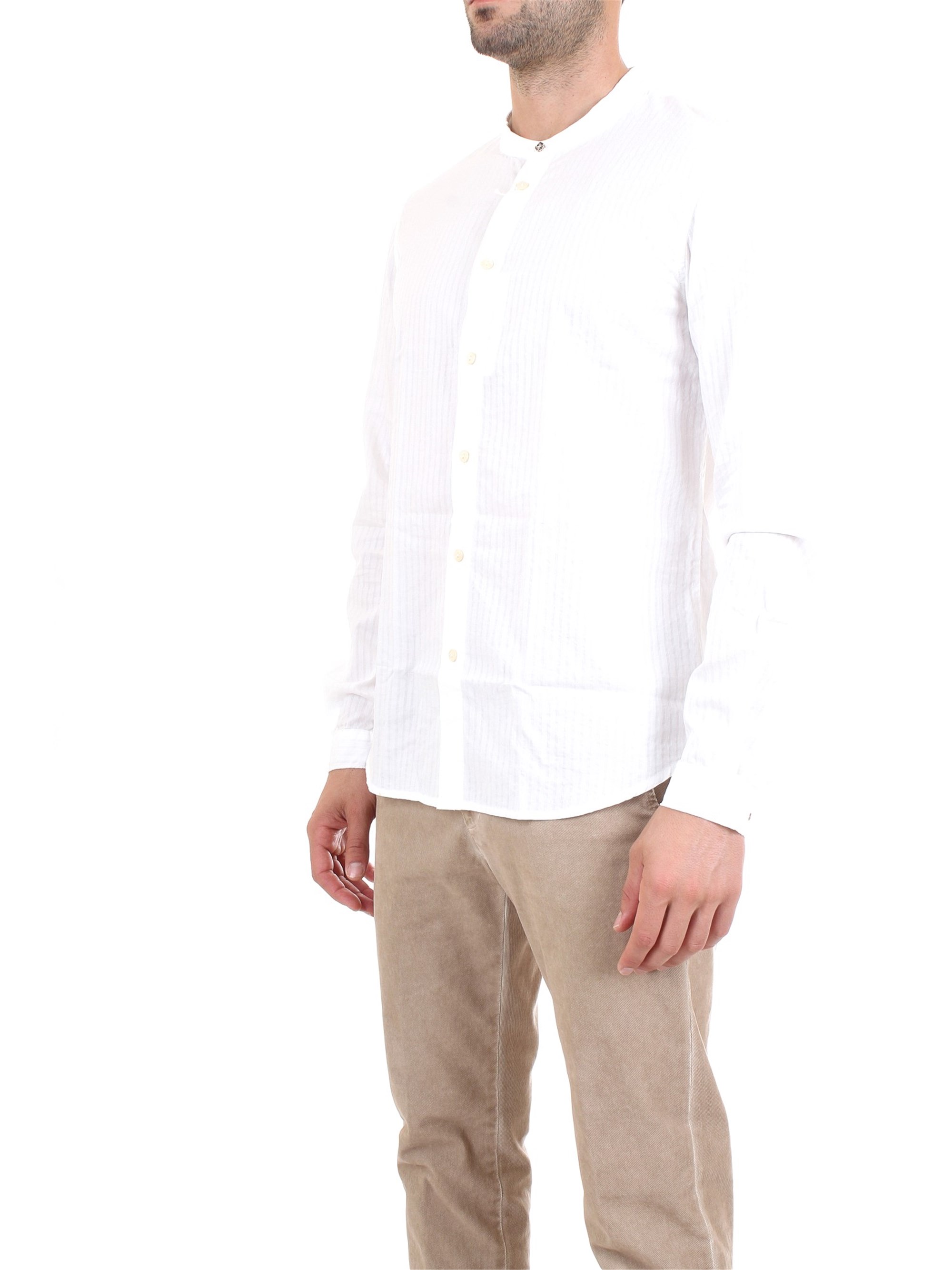 Officina36 0300607225 White Clothing Man Shirt Officina36 0300607225 White Clothing Man Shirt