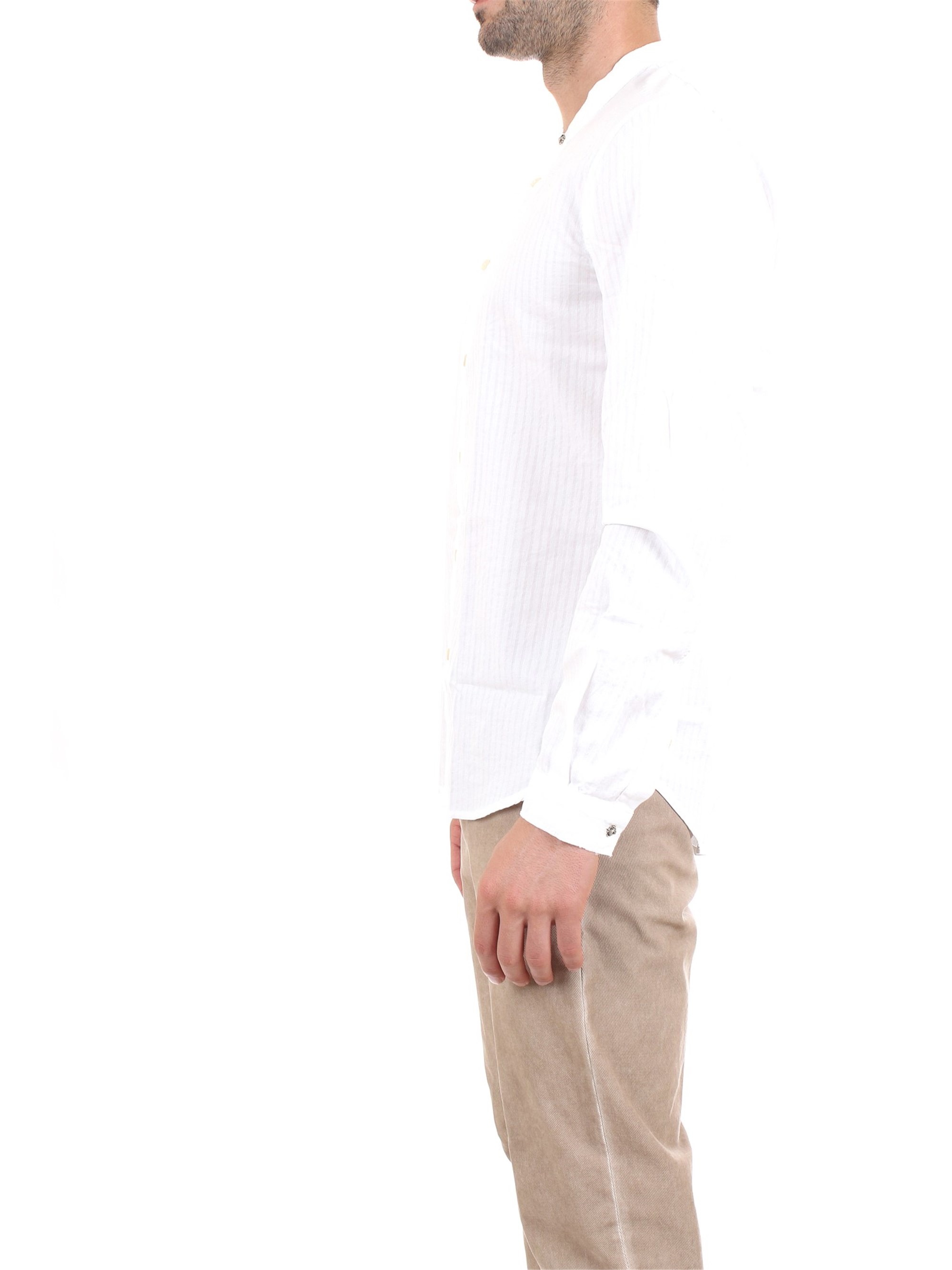Officina36 0300607225 White Clothing Man Shirt Officina36 0300607225 White Clothing Man Shirt