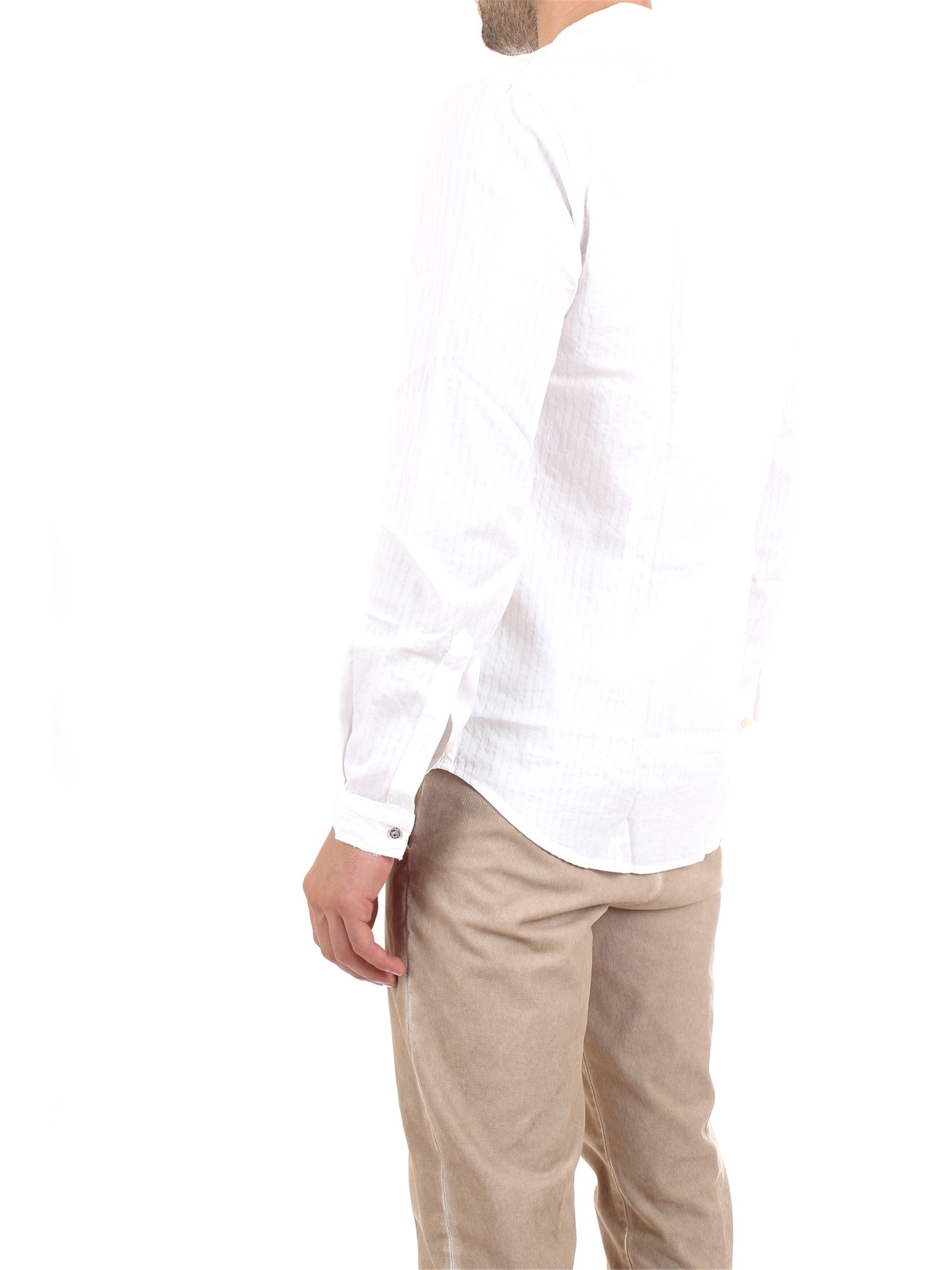 Officina36 0300607225 White Clothing Man Shirt Officina36 0300607225 White Clothing Man Shirt