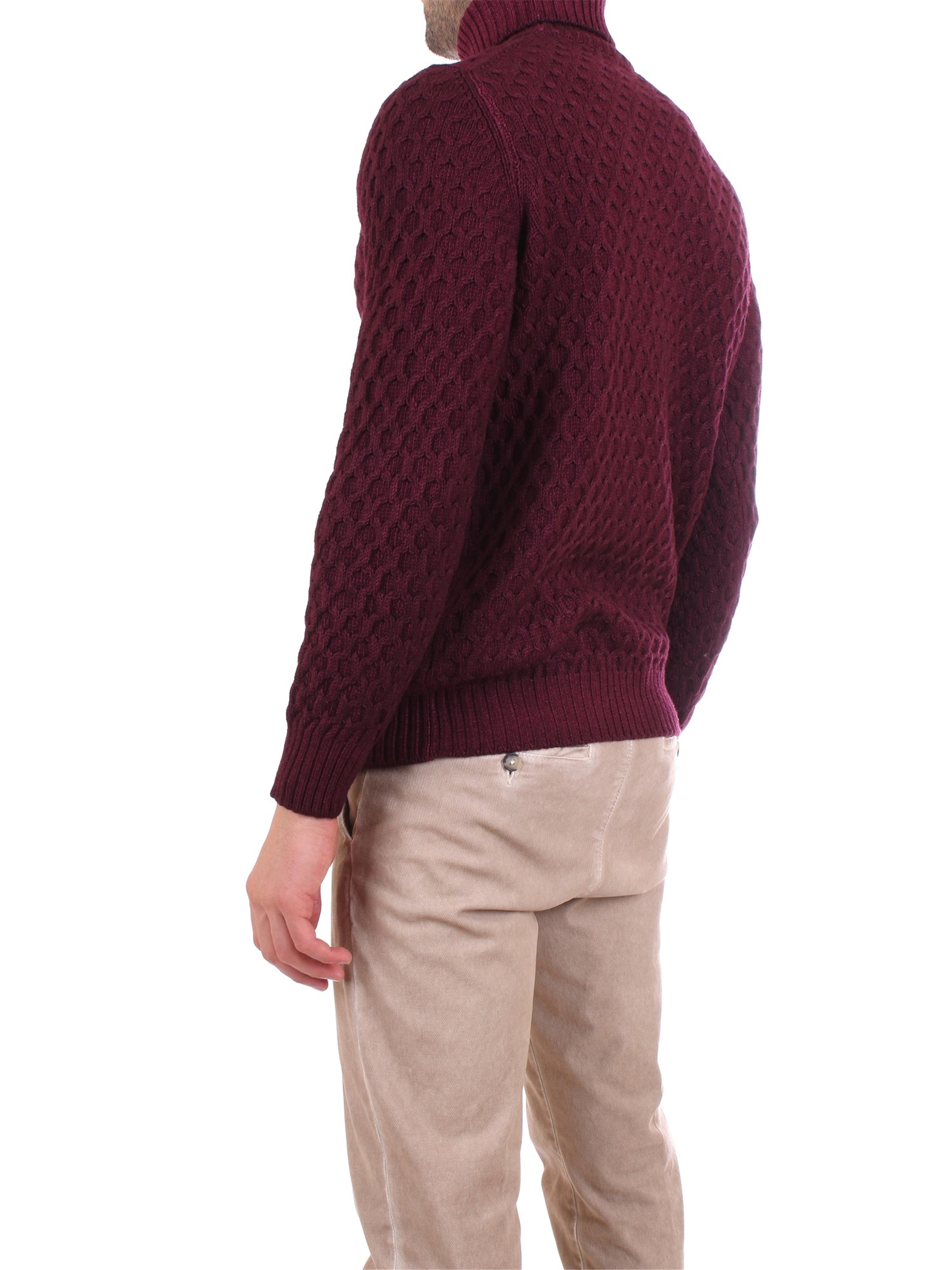 Gran Sasso 13131 32708 Bordeaux Clothing Man Pullover Gran Sasso 13131 32708 Bordeaux Clothing Man Pullover