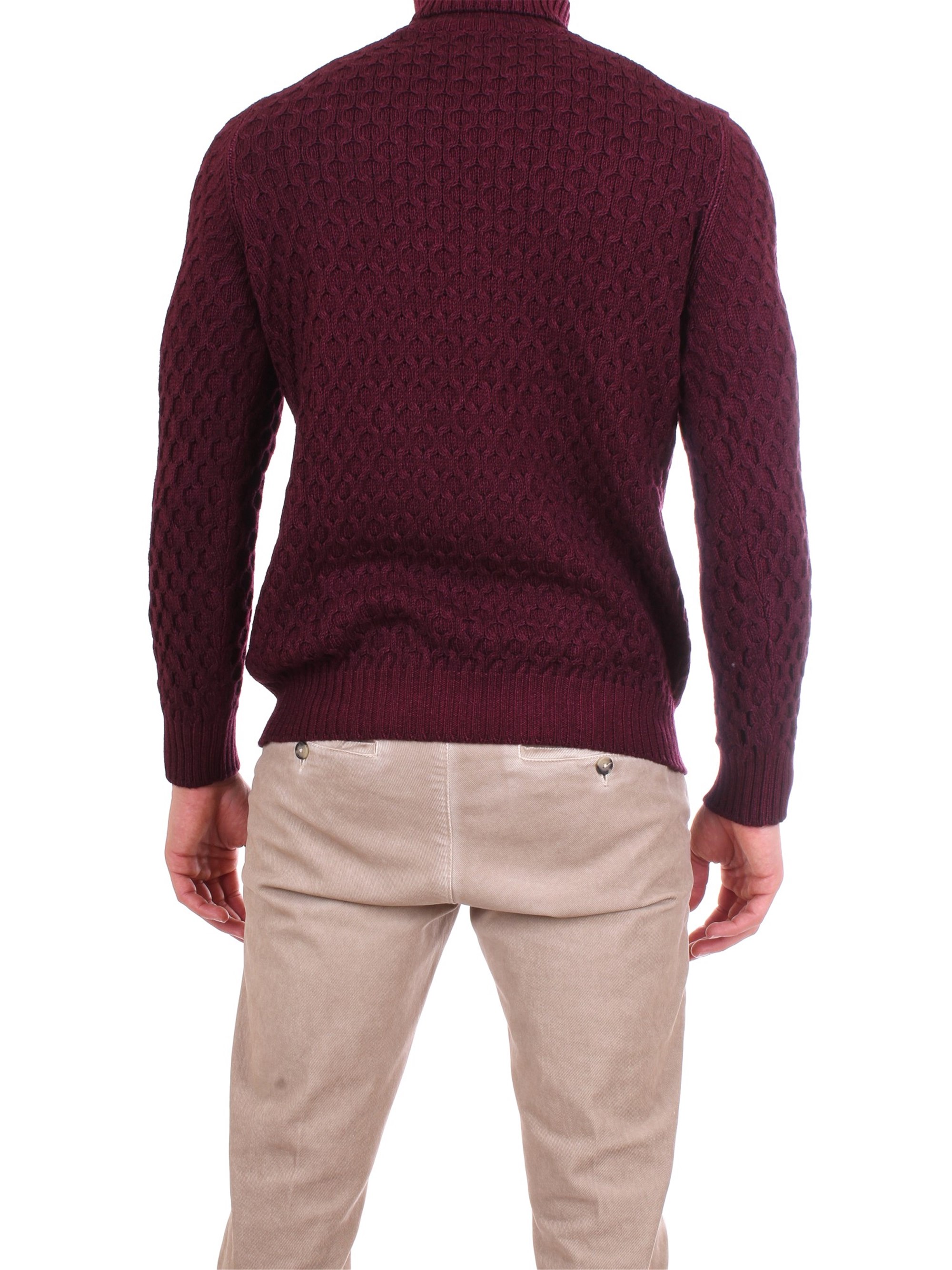 Gran Sasso 13131 32708 Bordeaux Clothing Man Pullover Gran Sasso 13131 32708 Bordeaux Clothing Man Pullover