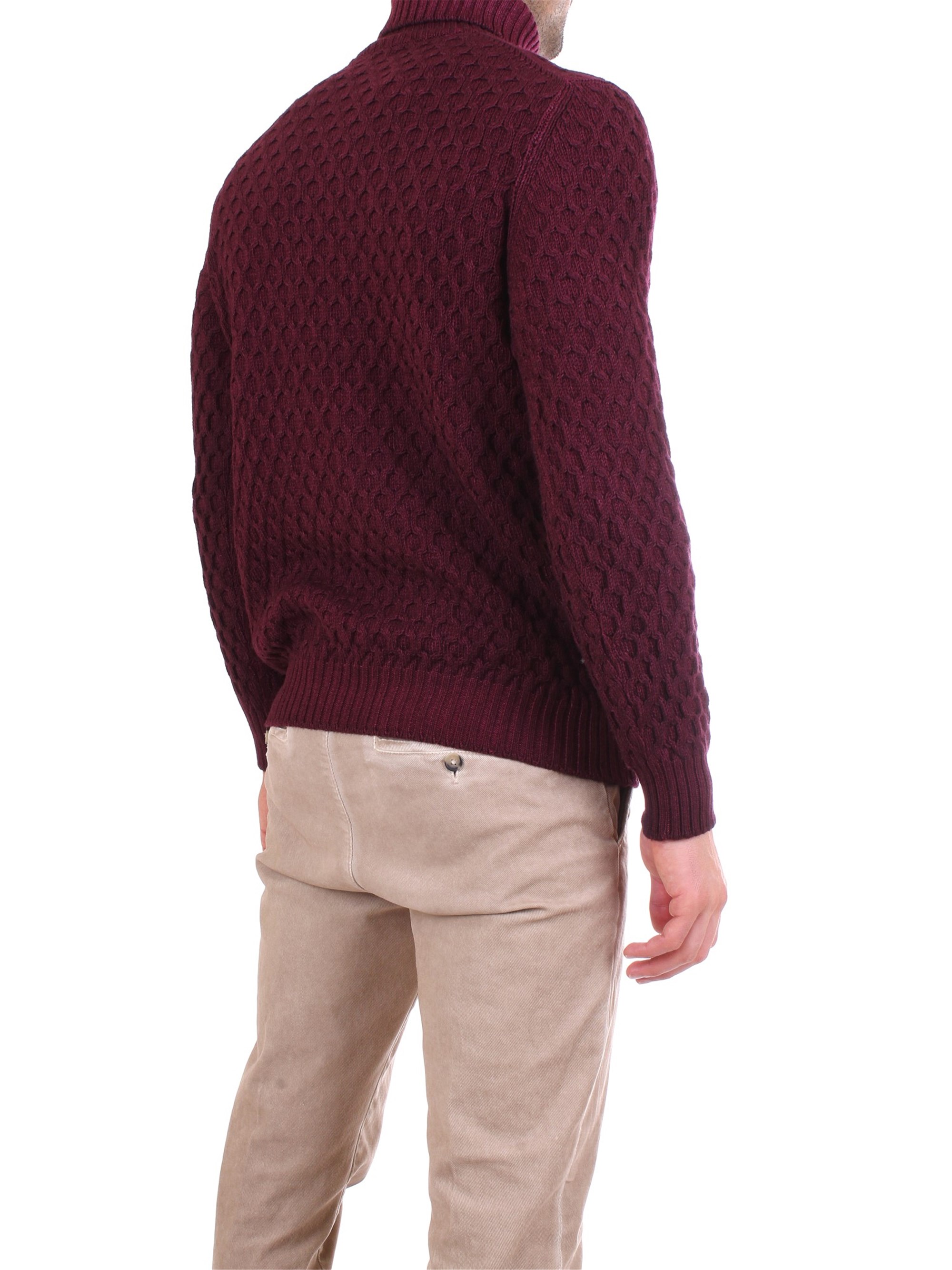 Gran Sasso 13131 32708 Bordeaux Clothing Man Pullover Gran Sasso 13131 32708 Bordeaux Clothing Man Pullover