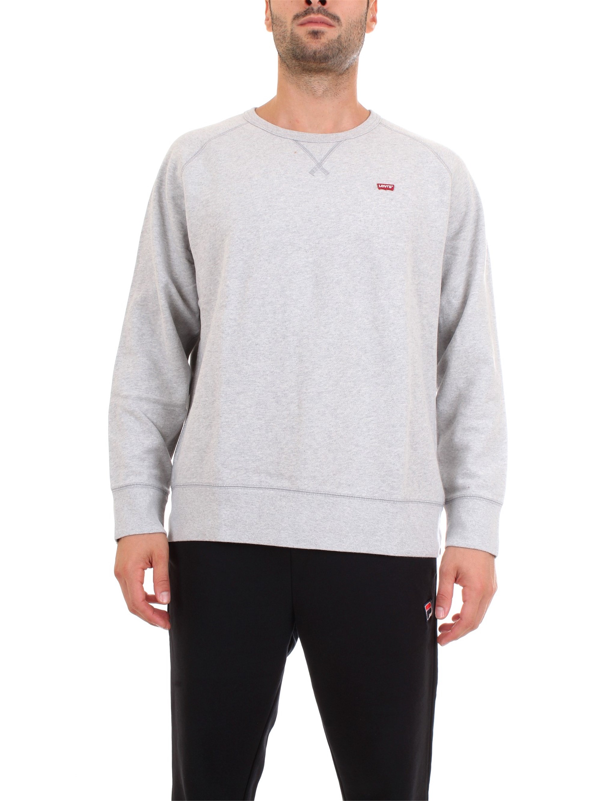 LEVI'S 56176 Grey Clothing Man Sweater LEVI'S 56176 Grey Clothing Man Sweater