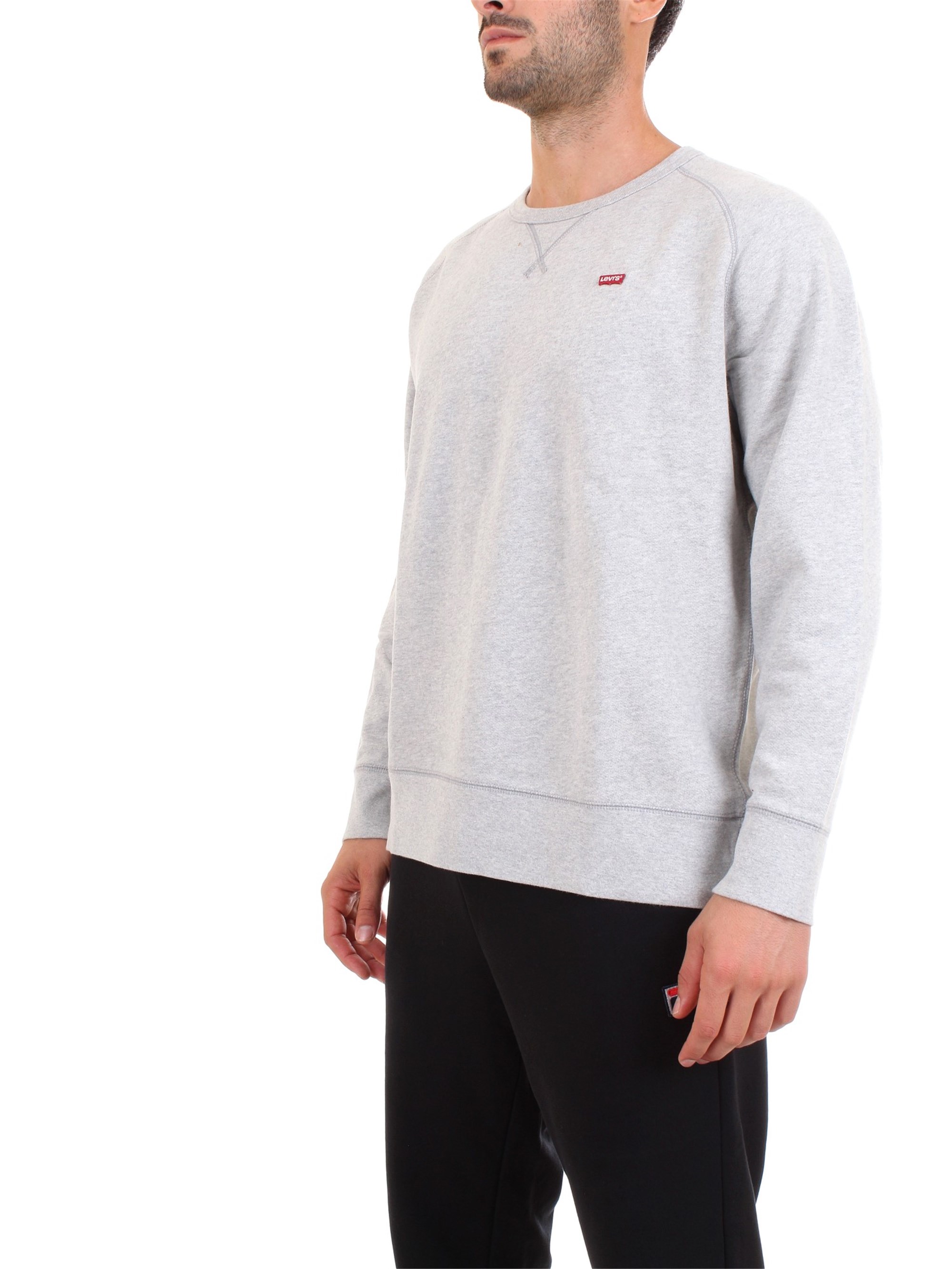 LEVI'S 56176 Grey Clothing Man Sweater LEVI'S 56176 Grey Clothing Man Sweater