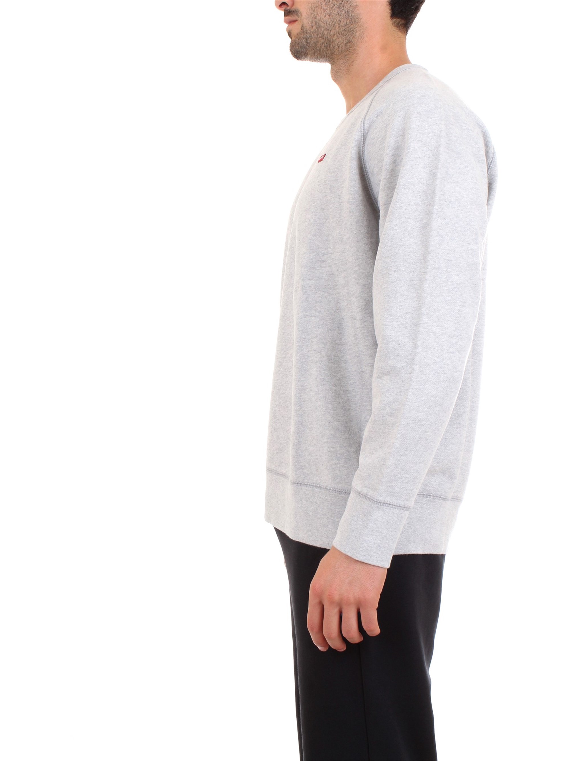 LEVI'S 56176 Grey Clothing Man Sweater LEVI'S 56176 Grey Clothing Man Sweater
