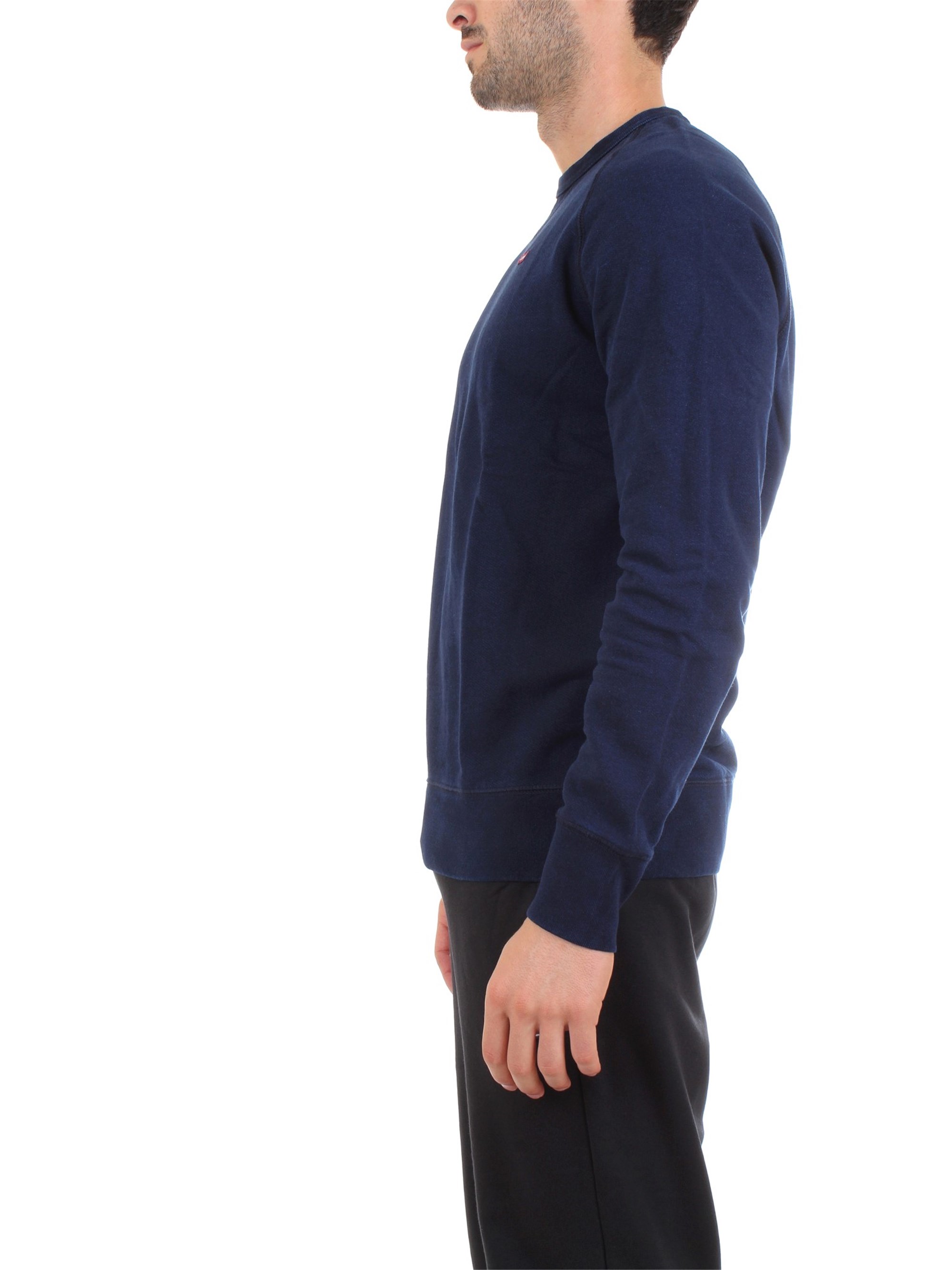 LEVI'S 56176 Blue Clothing Man Sweater LEVI'S 56176 Blue Clothing Man Sweater